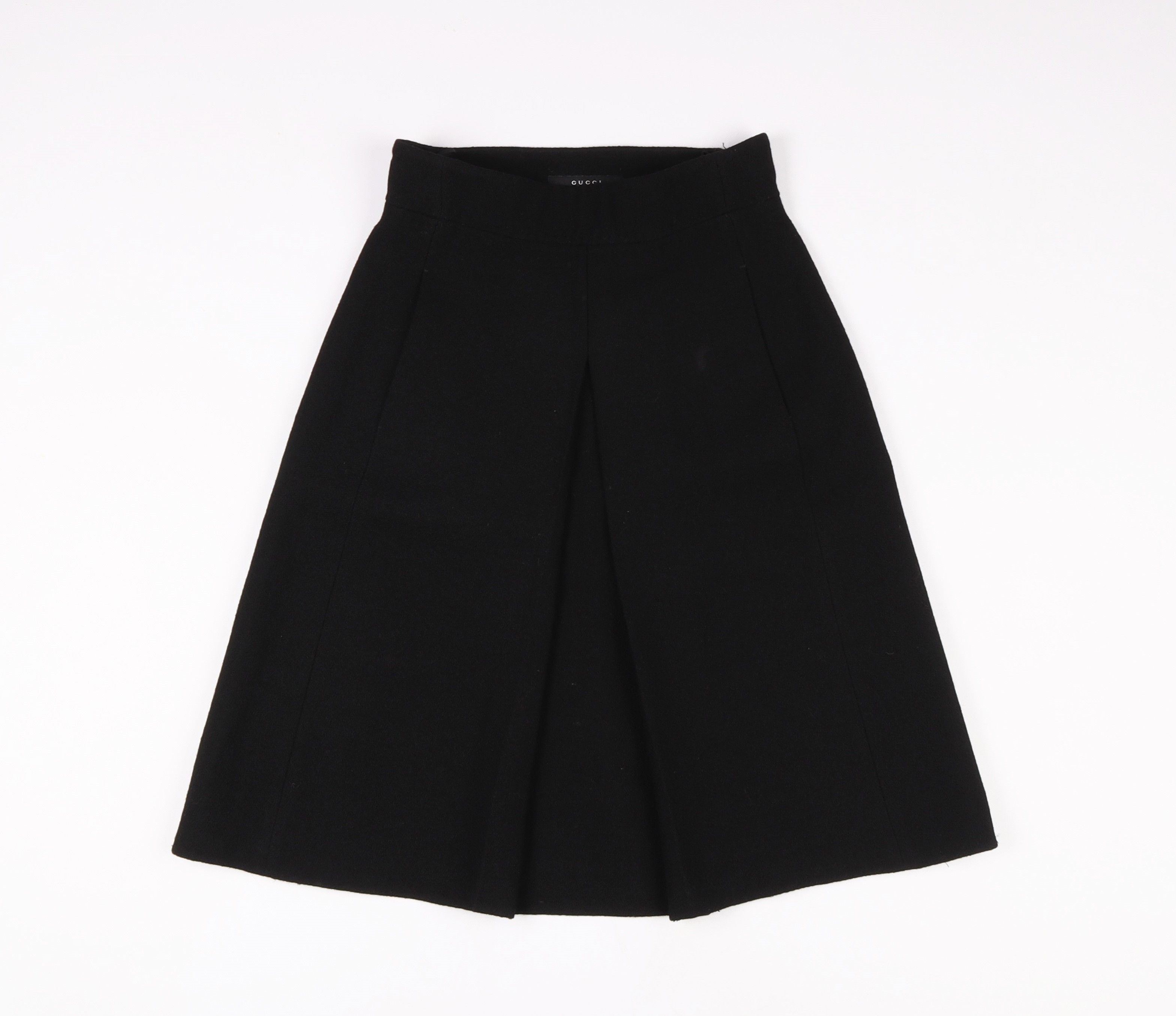 Gucci Vintage Gucci Tom Ford 90's Era Wool Blend Midi Skіrt Size 28" / US 6 / IT 42 - 4 Thumbnail