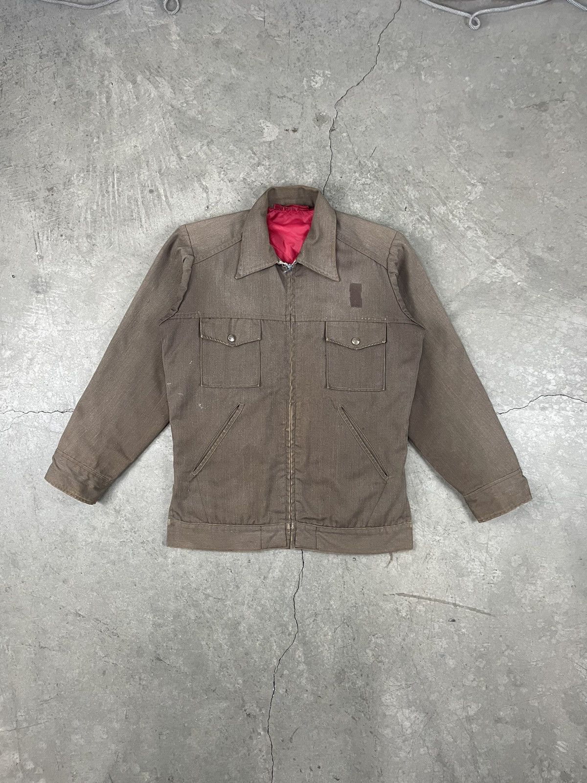 Dickies Vintage Dickies Jacket - Brown Size US S / EU 44-46 / 1 - 1 Thumbnail