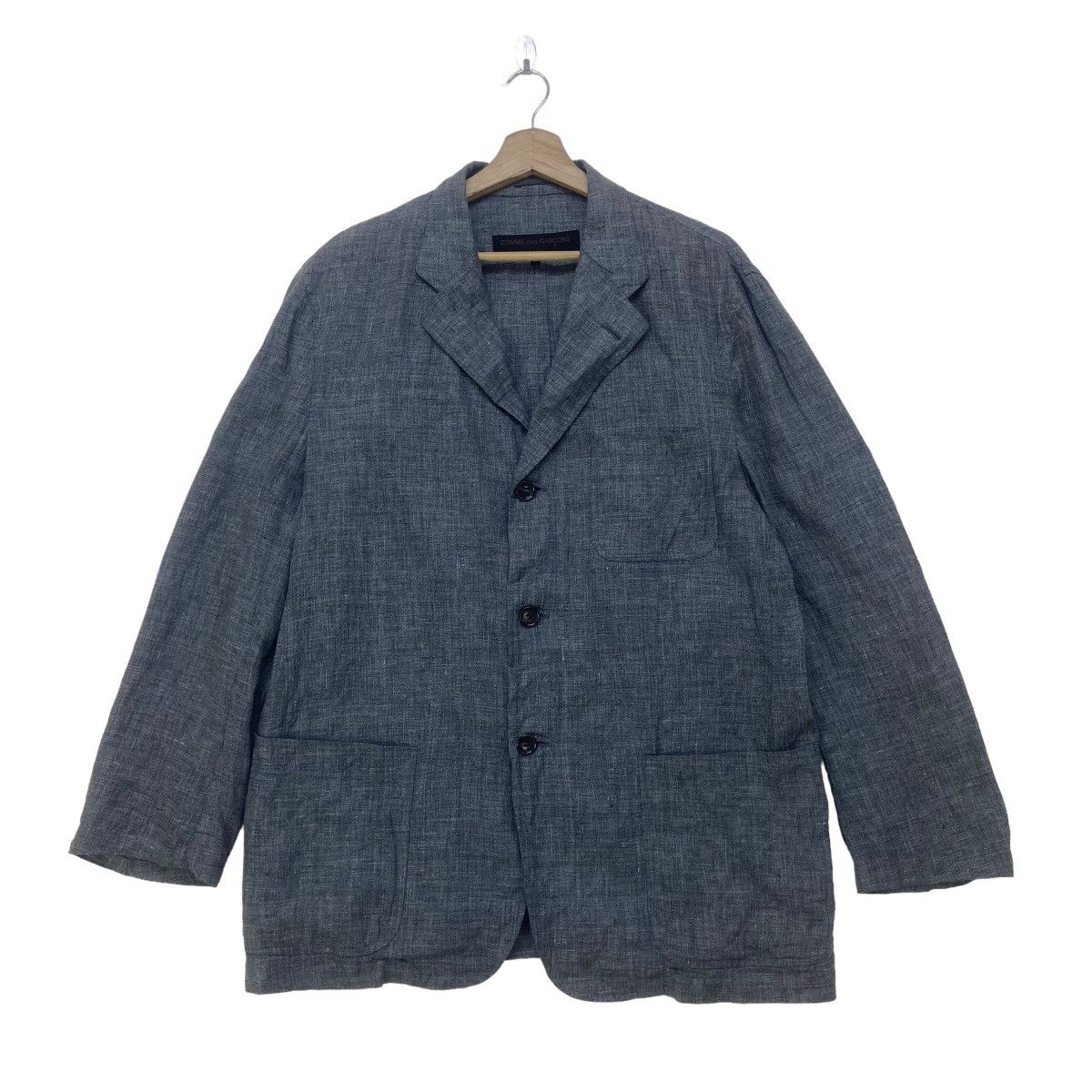 ?AD2001 Comme des Garçons 100% Linen Coat Blazer