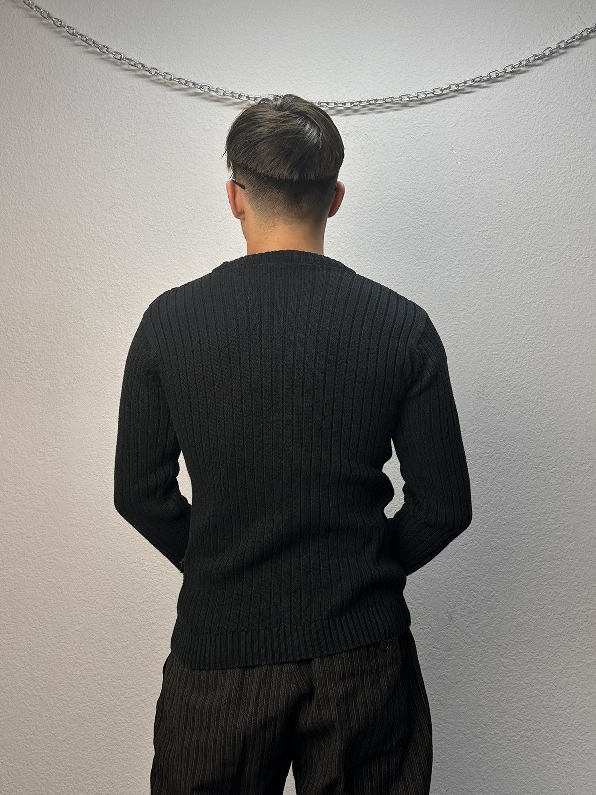 Diesel Vintage Y2K sweater Diesel Style Distressed Junya Watanabe Size US S / EU 44-46 / 1 - 12 Thumbnail