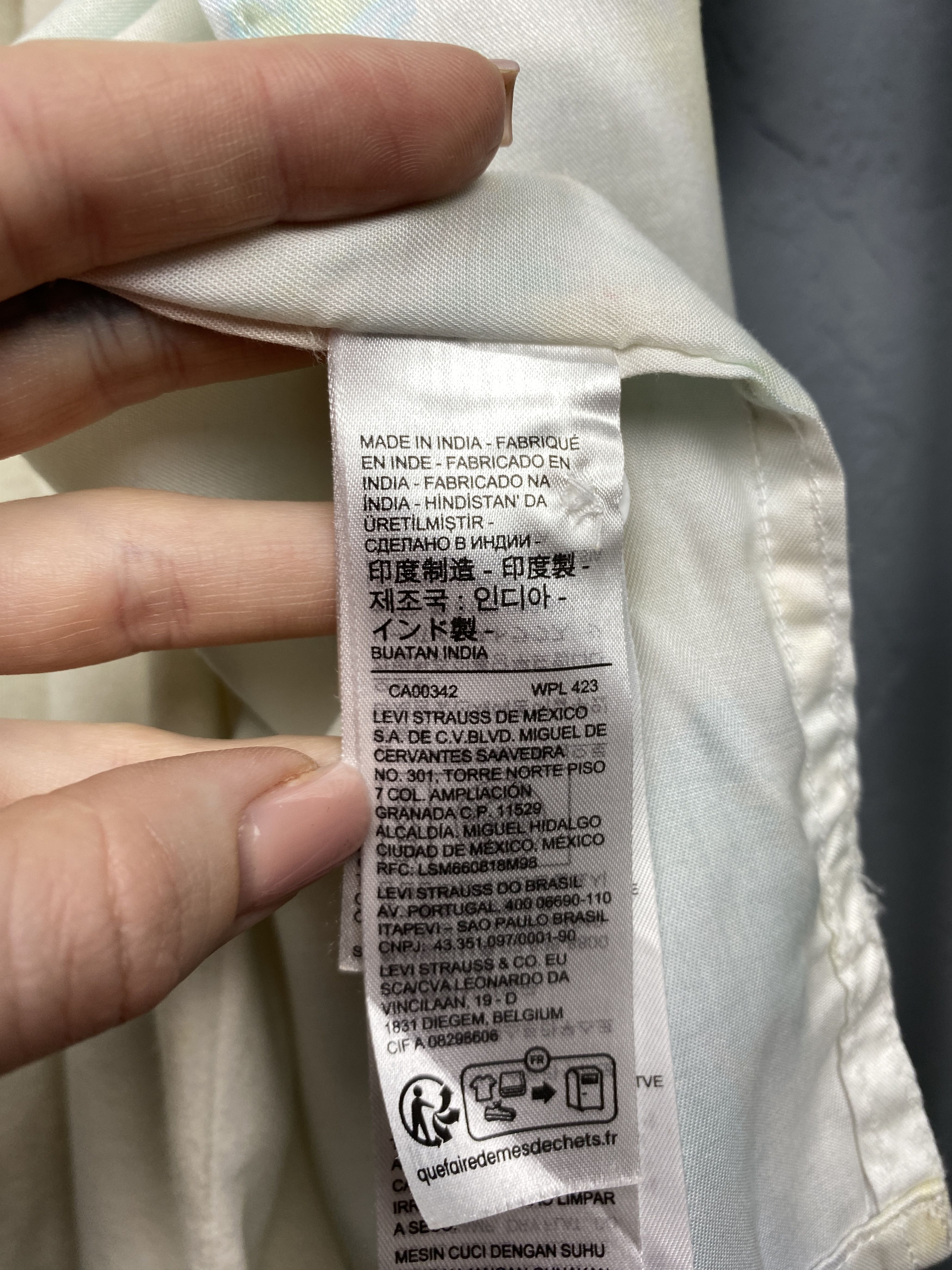 Levi's Levi's Mens Hawaiian Shirt Size US L / EU 52-54 / 3 - 8 Thumbnail
