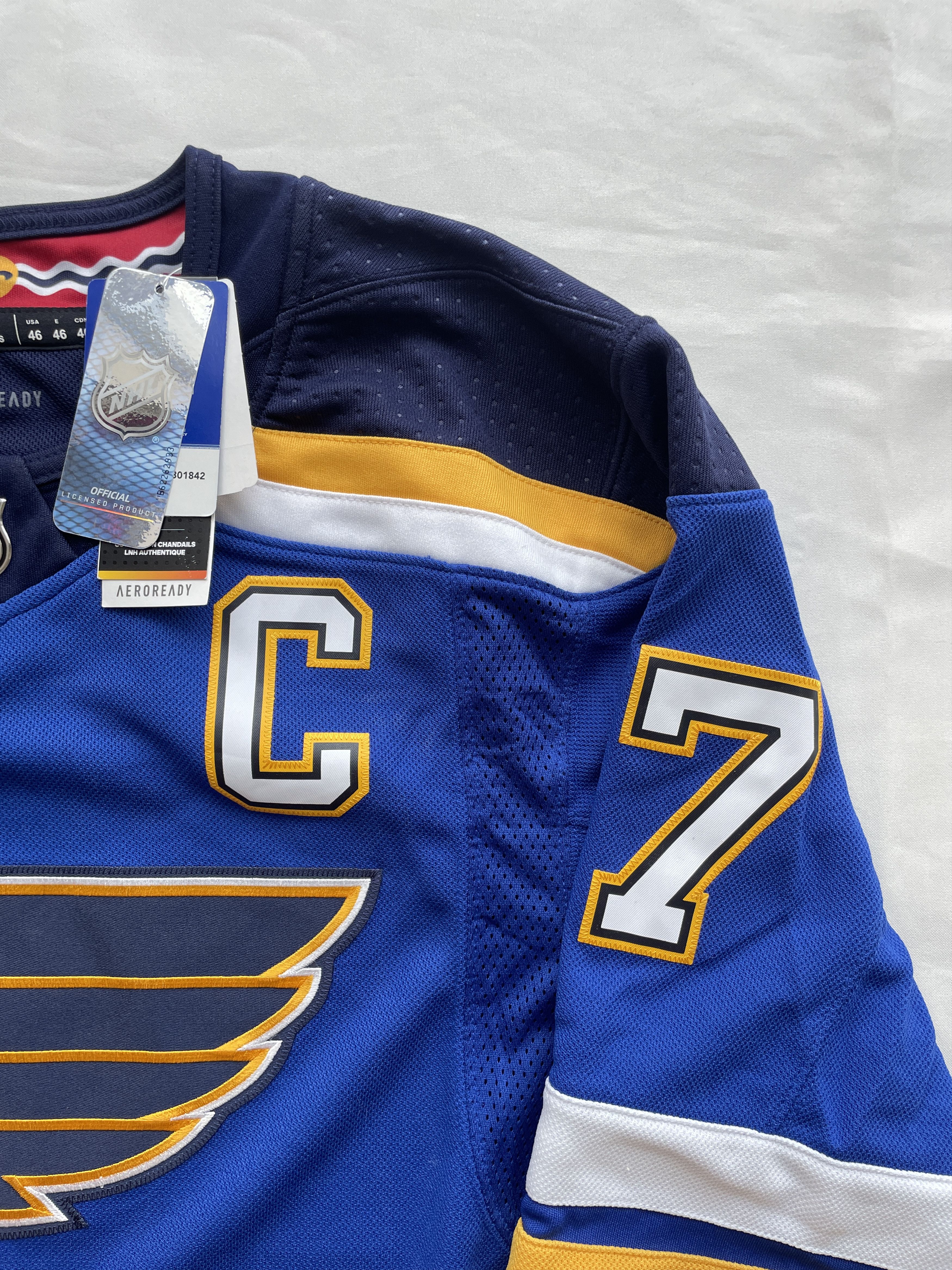 Adidas BNWT St. Louis Blues NHL #27 Pietrangelo Authentic Jersey Size US S / EU 44-46 / 1 - 5 Thumbnail