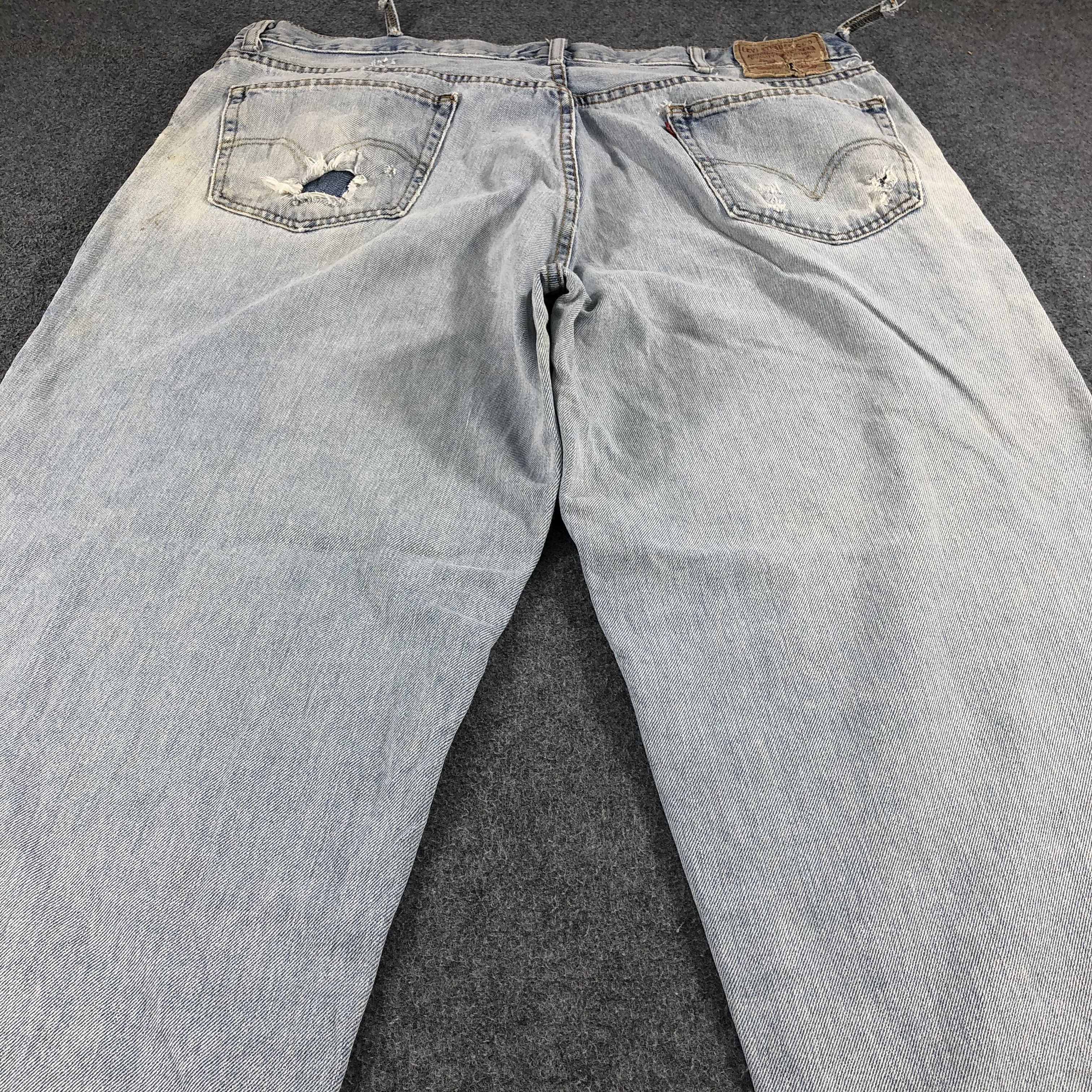 Levi's Vintage 90s Light Wash Levis 560 Jeans-J1194 Size US 42 / EU 58 - 4 Thumbnail