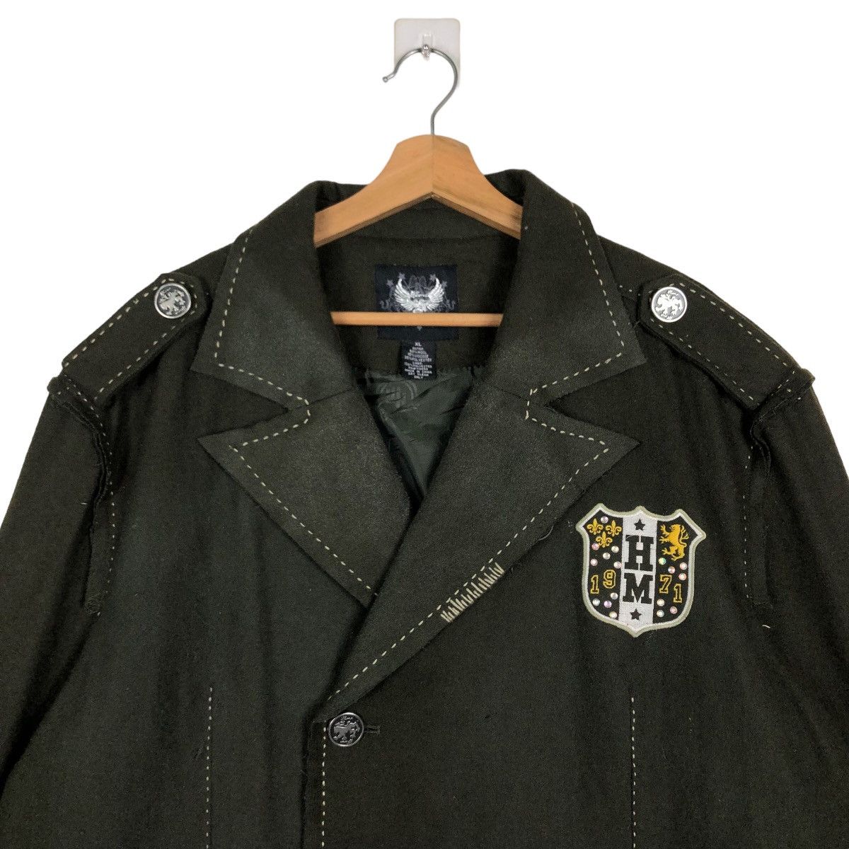 Japanese Brand 🔥90s Hama Vintage Military Army Design Jacket Double Breast Size US XL / EU 56 / 4 - 2 Thumbnail
