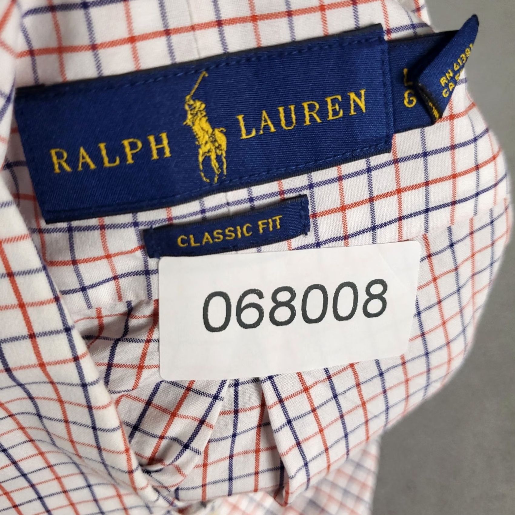 Ralph Lauren Ralph Lauren Shirt Mens Large Blue Check Pony Button Up Long Sleeve Size US L / EU 52-54 / 3 - 8 Thumbnail