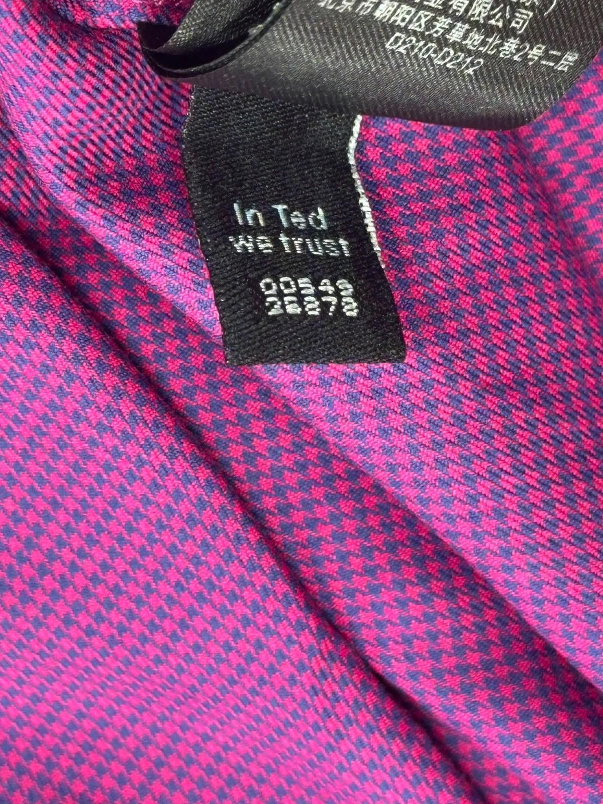 Ted Baker Ted Baker Endurance Classic Fit Button Up Purple Mens Medium Size US M / EU 48-50 / 2 - 5 Thumbnail