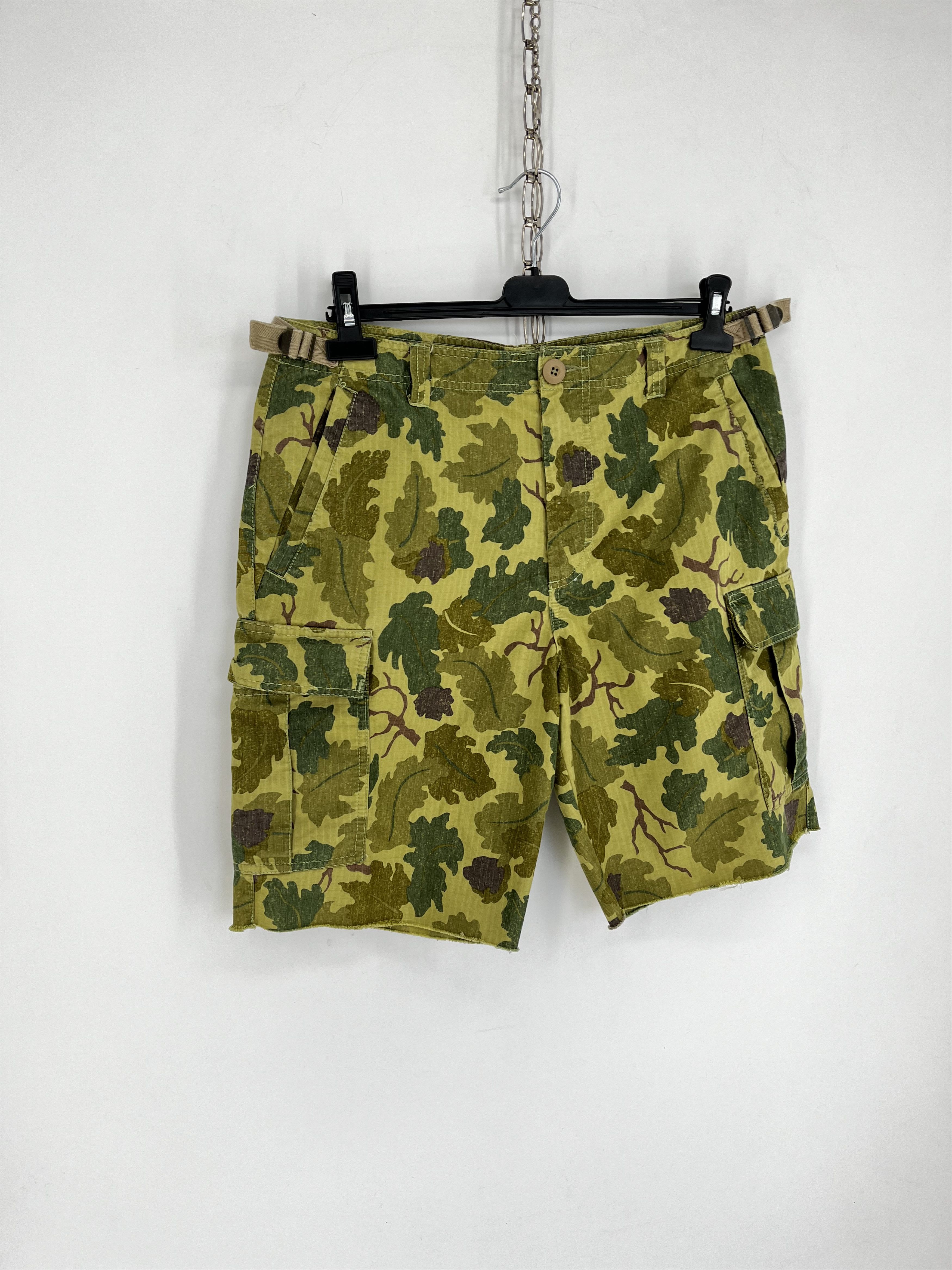 Nike NIKE 6.0 Mens Cargo Shorts Green Camouflage Size 32 Size US 32 / EU 48 - 2 Thumbnail