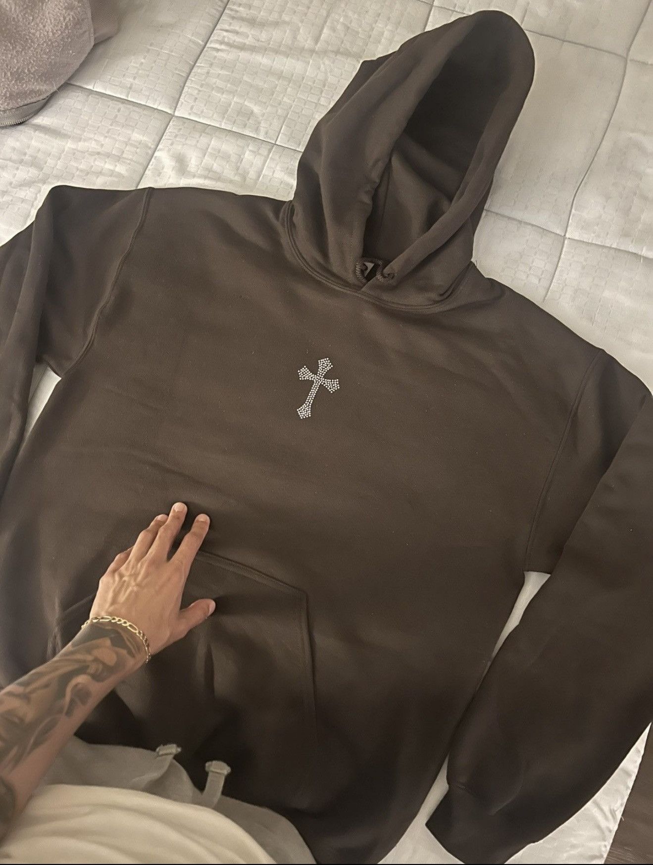 Rhinestones Streetwear Hoodie