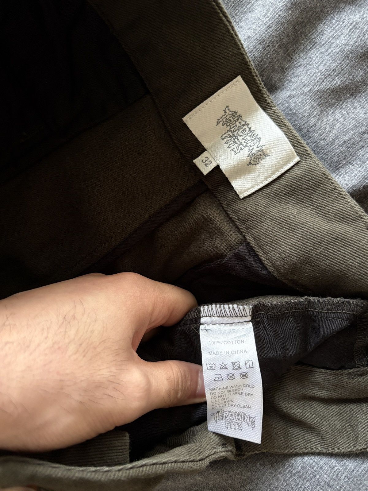 Throwing Fits Throwing Fits Olive Pants Size US 32 / EU 48 - 3 Thumbnail