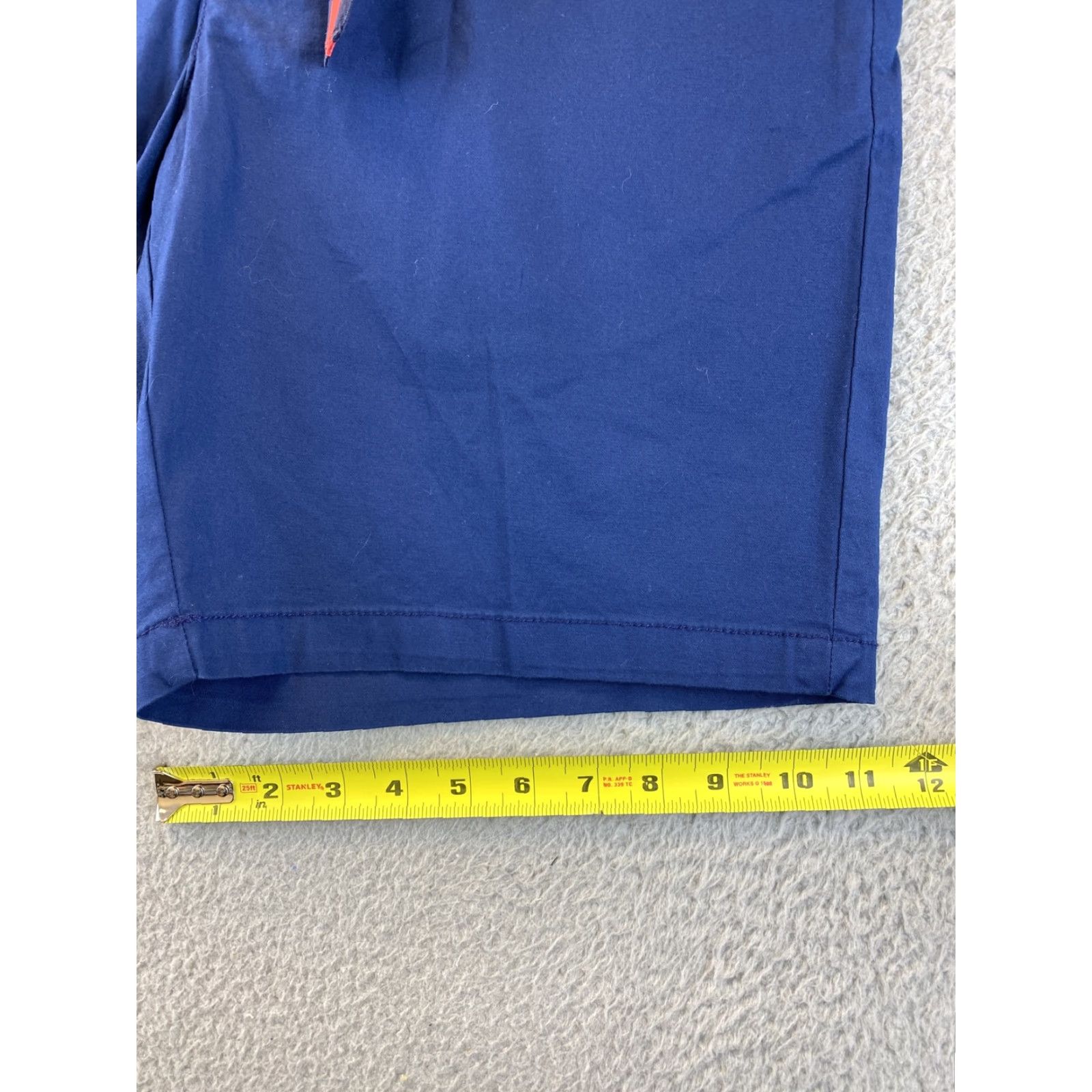Club Room Club Room Men's Regular-Fit 9" Stretch Chino Shorts Blue Size 36 Casual Lightweight Pockets Size US 36 / EU 52 - 7 Thumbnail