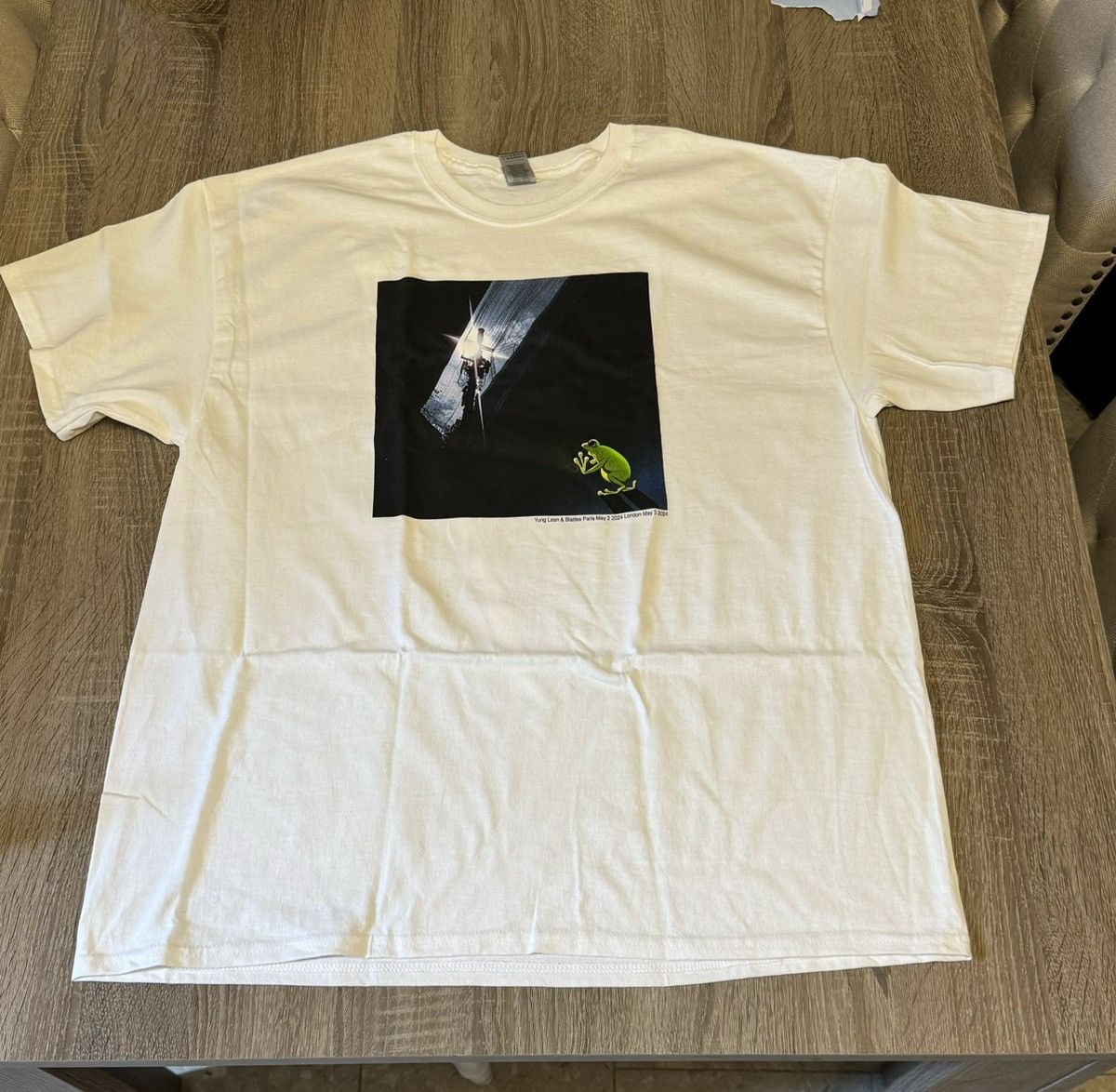 image of Psykos Yung Lean & Bladee XL in White, Men's