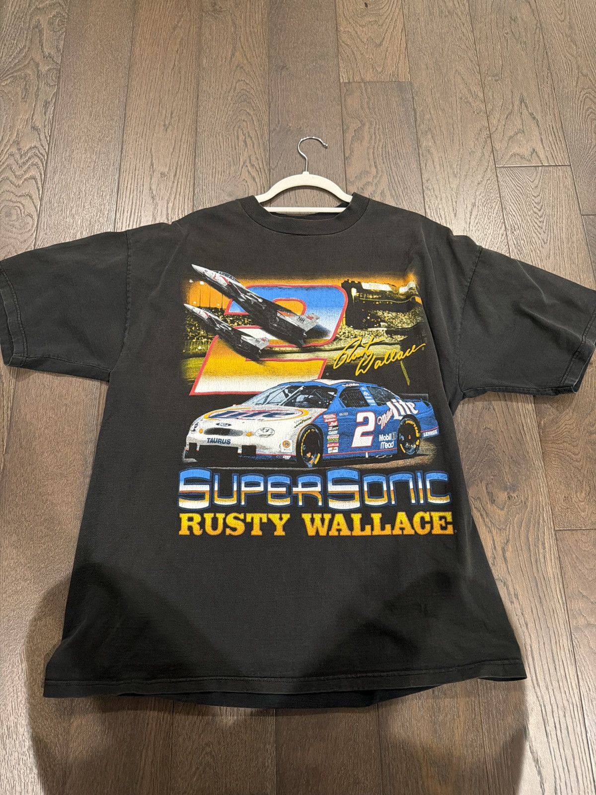 Vintage Rusty Wallace Nascar Vintage T-Shirt Size M Size US L / EU 52-54 / 3 - 1 Thumbnail