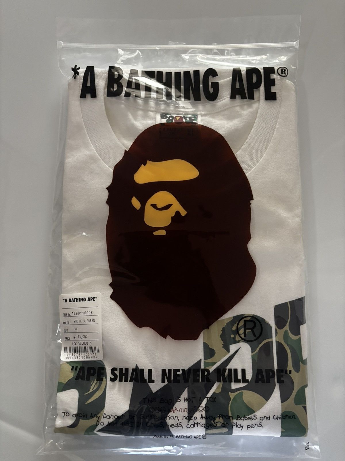 Bape Authentic ape bape abc camo bape sta logo tee t shirt xl new Size US XL / EU 56 / 4 - 10 Thumbnail