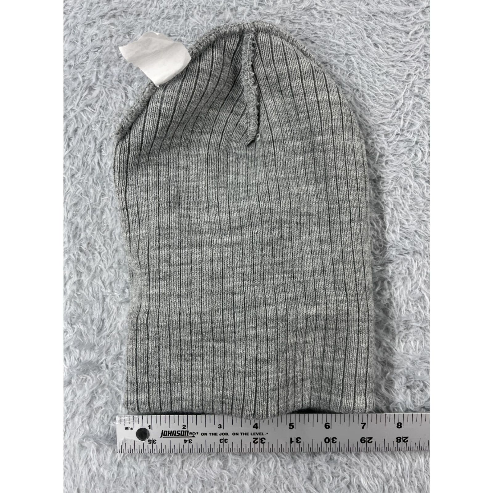 Vintage Berkshire Handkerchief Co Inc Beanie Adult One Size Gray 100% Acrylic Knit Ski Outdoor Size ONE SIZE - 6 Thumbnail