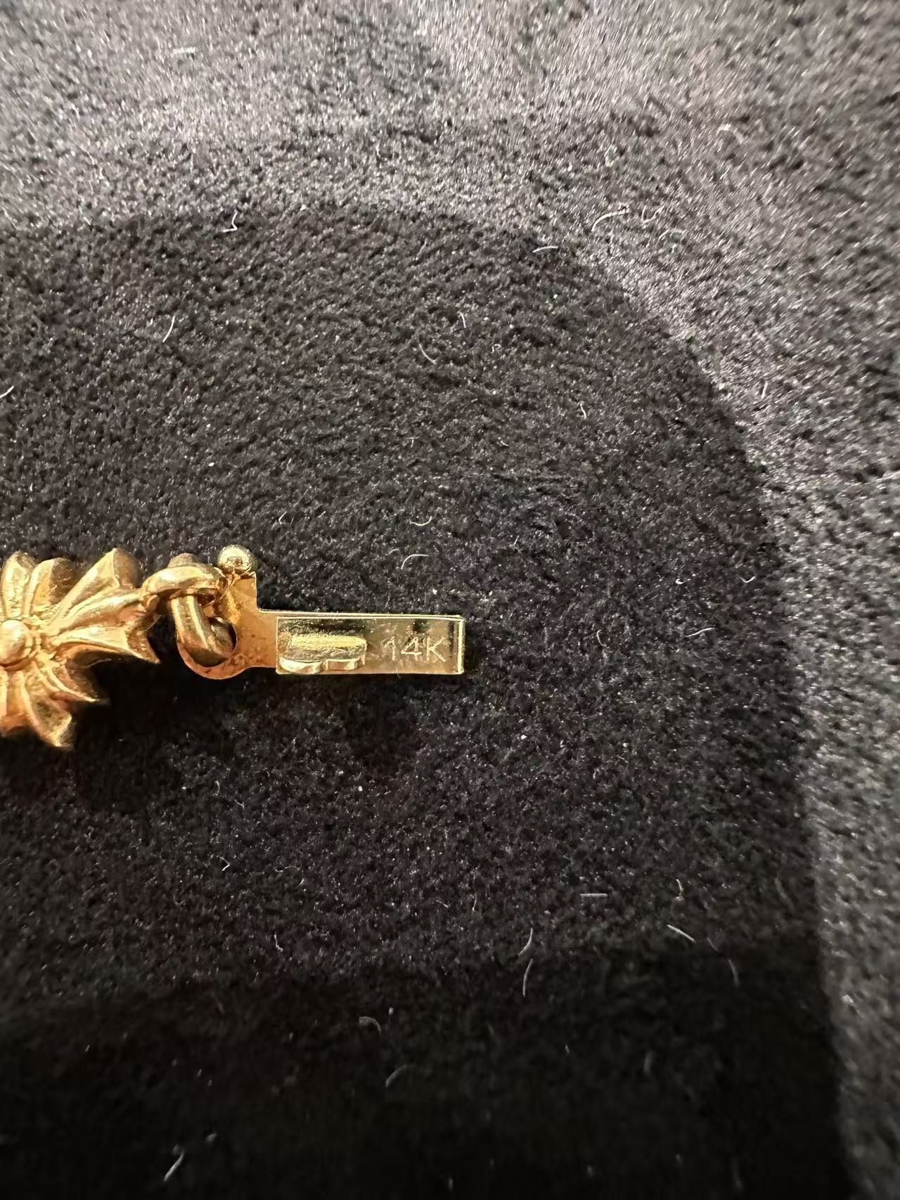 Chrome Hearts Chrome Hearts 22K Gold Tiny E Bracelet Size ONE SIZE - 9 Thumbnail