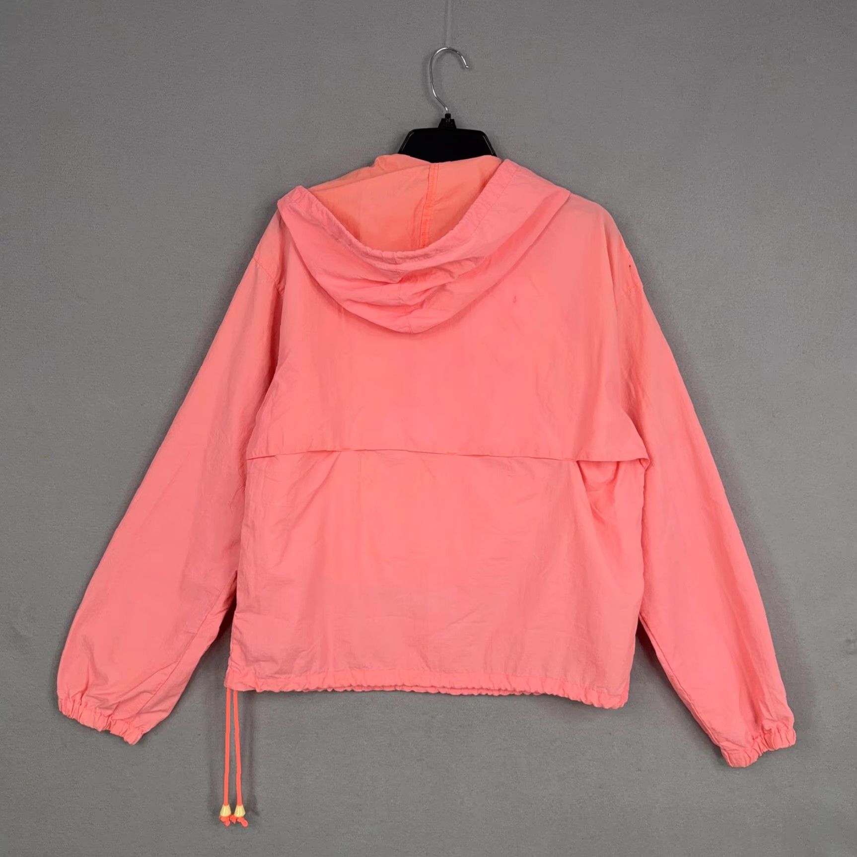 Vintage VINTAGE Breezin Windbreaker Jacket Mens S Pink Hooded 80s 90s Nylon Lightweight Zip Front Pocket Logo Breezin Theme Outdoor Size US S / EU 44-46 / 1 - 7 Thumbnail