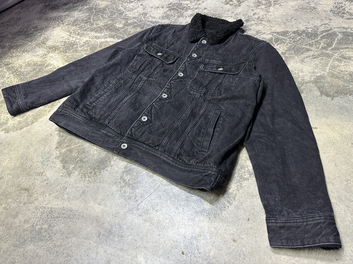 GU Crazy Rare GU Furr Denim Jacket Size US XL / EU 56 / 4 - 4 Thumbnail