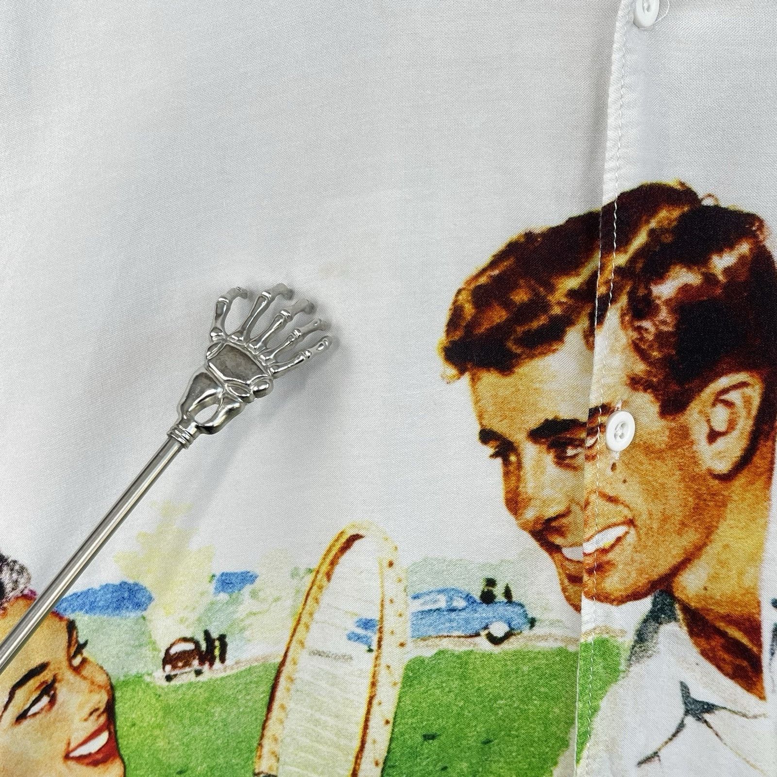 Paterson League Paterson League Montclair Tennis Club Rayon Shirt L Retro Size US L / EU 52-54 / 3 - 13 Thumbnail