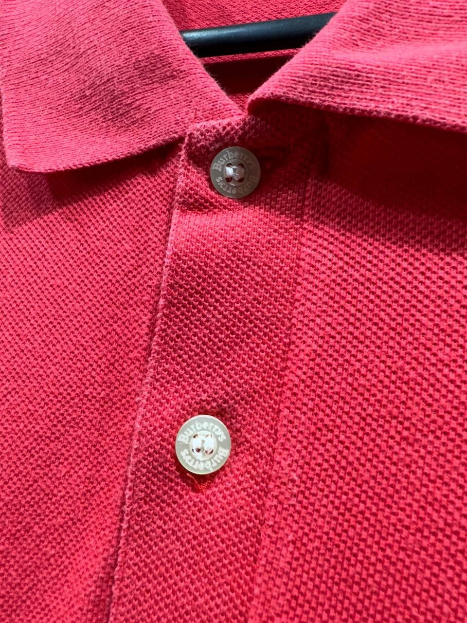 Burberry Vintage 90s Burberry's Polo Shirt Made in England Size L Size US L / EU 52-54 / 3 - 3 Thumbnail