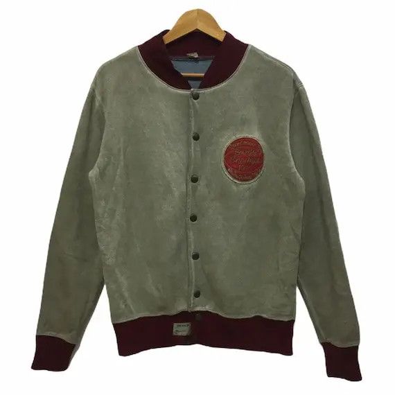 MLB × Vintage Vtg 80' SPORTSWEAR MFG Made In ITALY Cardigan Varsity Jacket Size US M / EU 48-50 / 2 - 1 Thumbnail