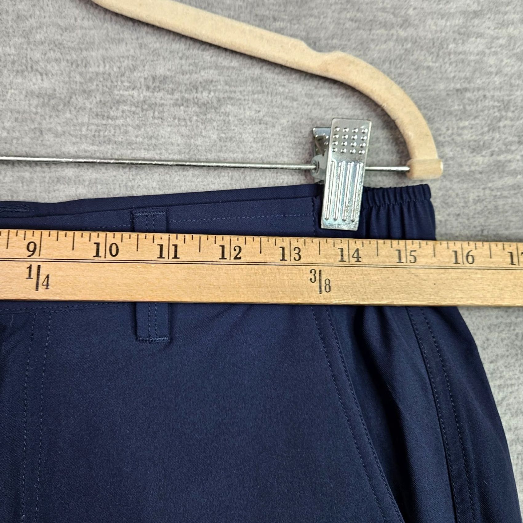 Vintage Bearbottom Shorts Men Medium Navy Elastic Waist Casual Stretch Outdoor Size US 31 - 3 Thumbnail