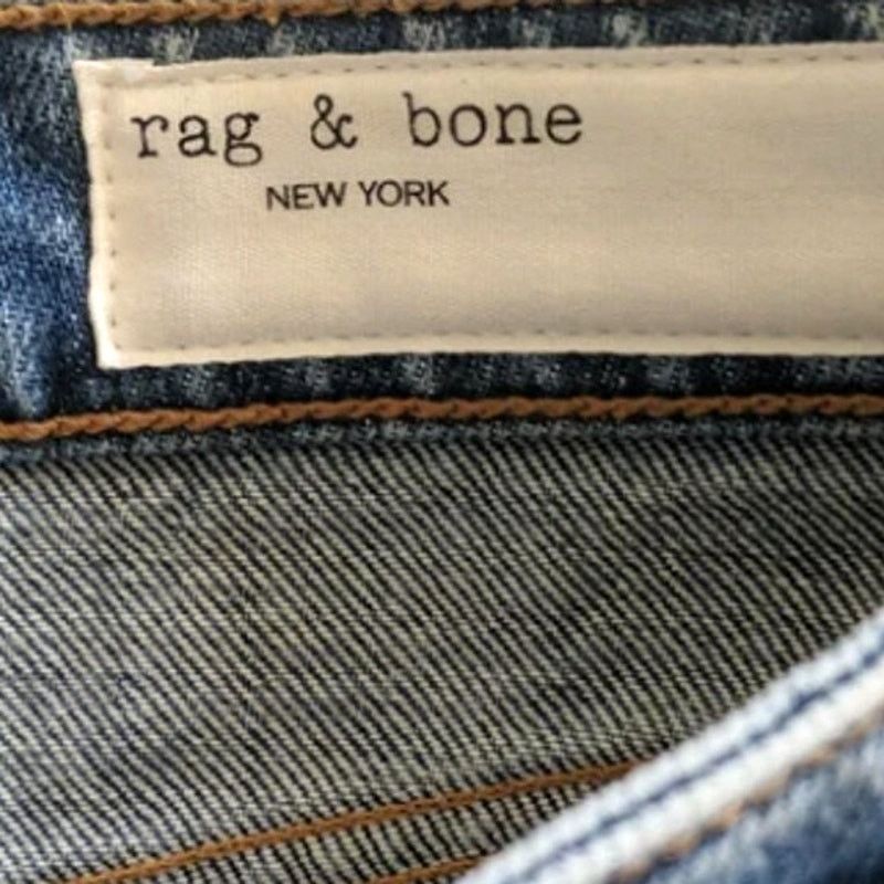 Rag & Bone Rag & Bone Blue Distressed Jeans | Size 24 Size 25" / US 0 / IT 36 - 5 Thumbnail