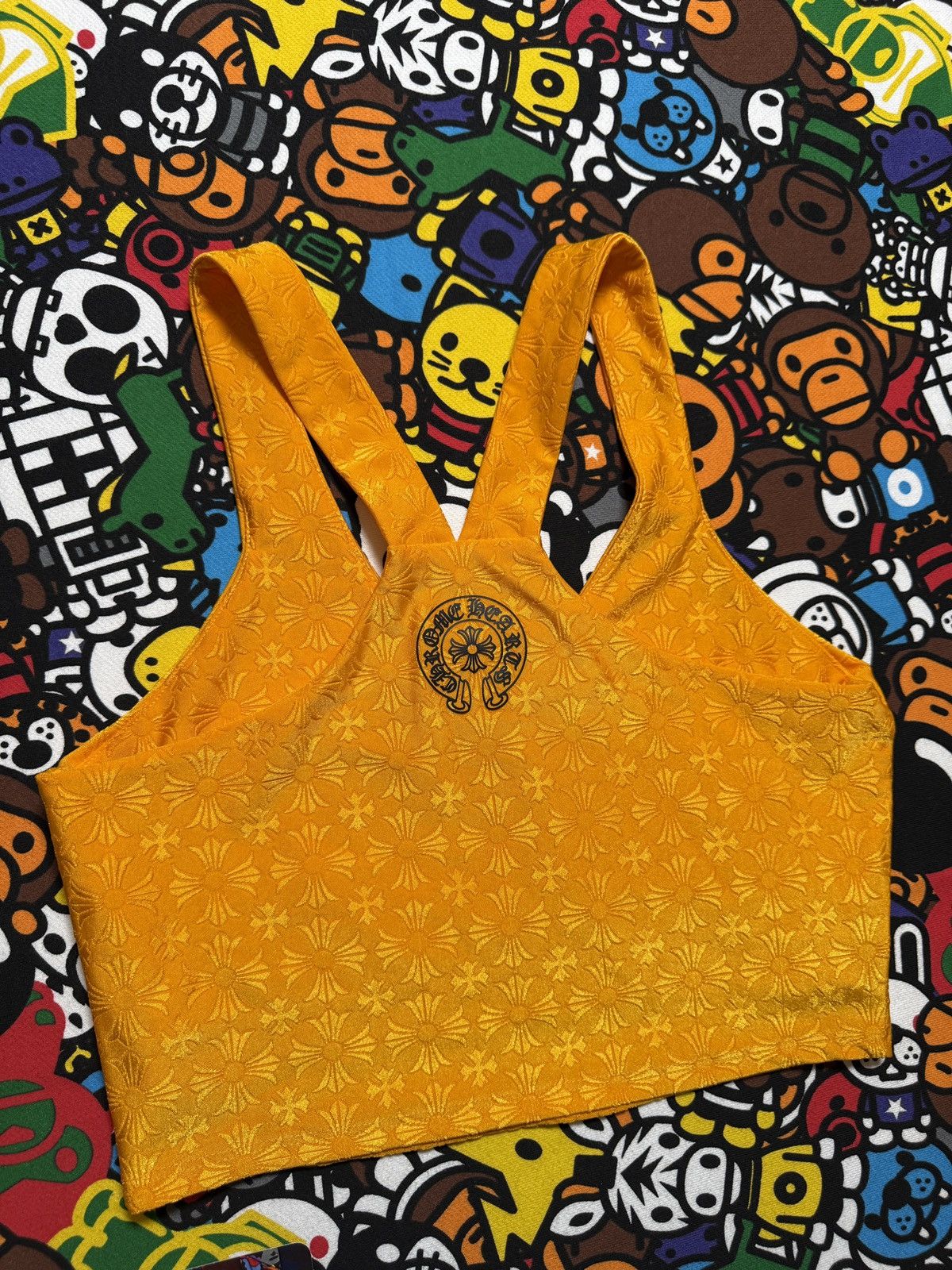 Chrome Hearts Chrome Hearts Women’s Marigold 5 Suede Sports Top Size M / US 6-8 / IT 42-44 - 5 Thumbnail