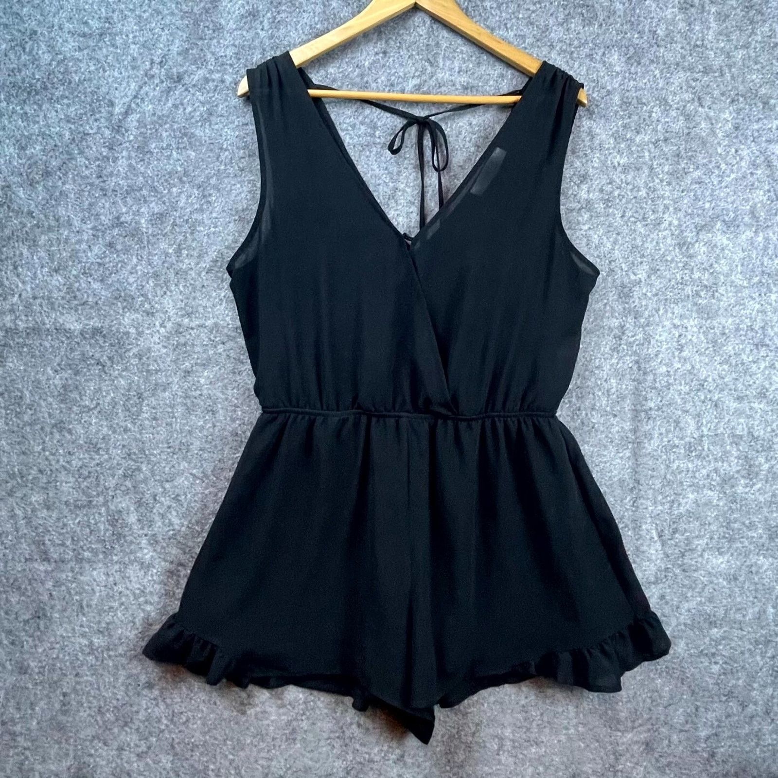 ASTR The Label ASTR The Label Romper Women Med Black Dark Fairy Whimsigoth Size 30" / US 8 / IT 44 - 1 Thumbnail