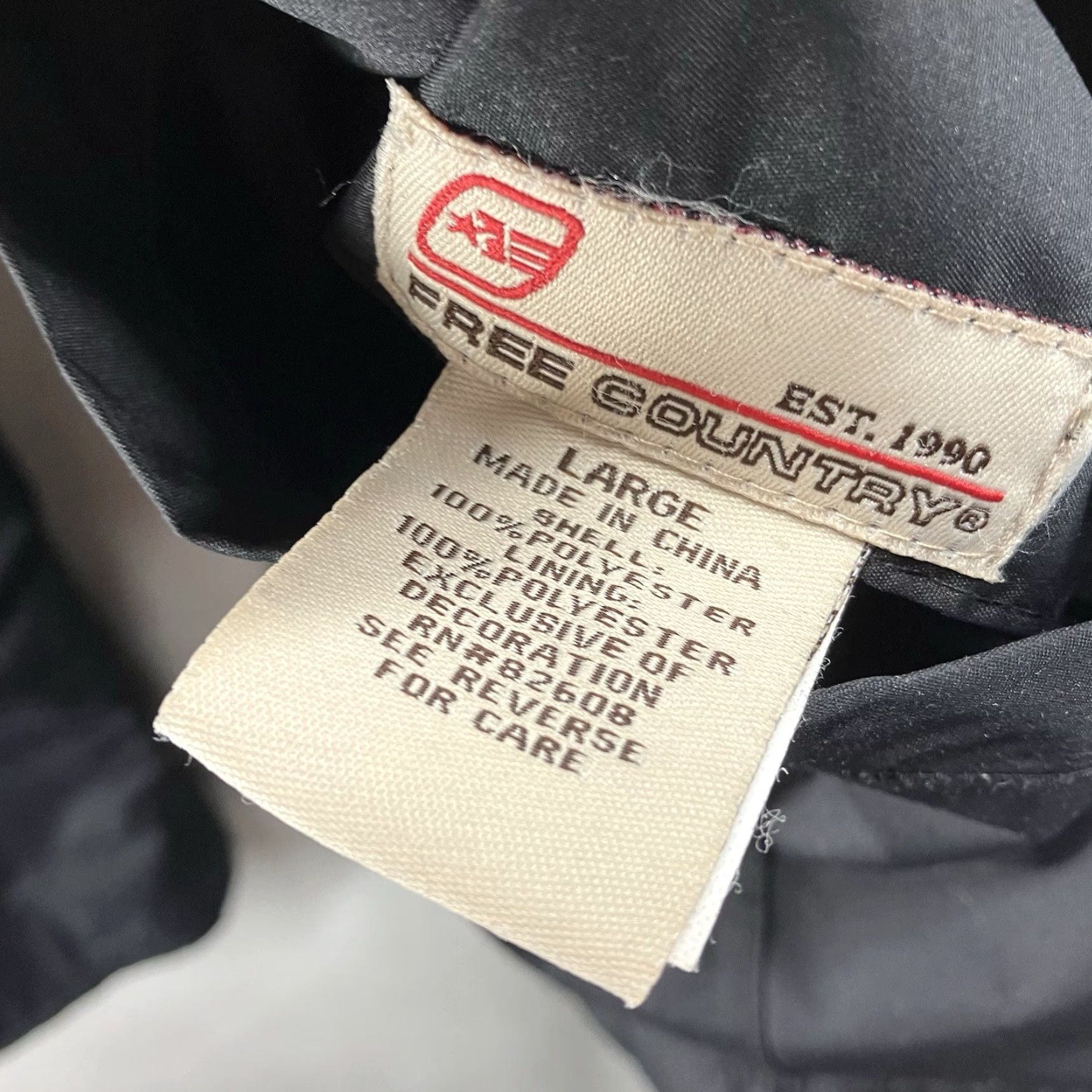 Free Country Free Country Women's Reversible Hooded Jacket Black White Fleece Full Zip Large Womens Size L / US 10 / IT 46 - 5 Thumbnail