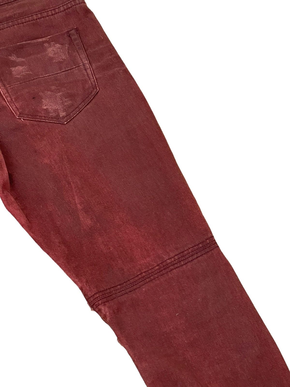 Japanese Brand Hagi Jeans Semantic Design Biker Cropp Regular Straight 8🟦0 Size US 33 - 17 Thumbnail
