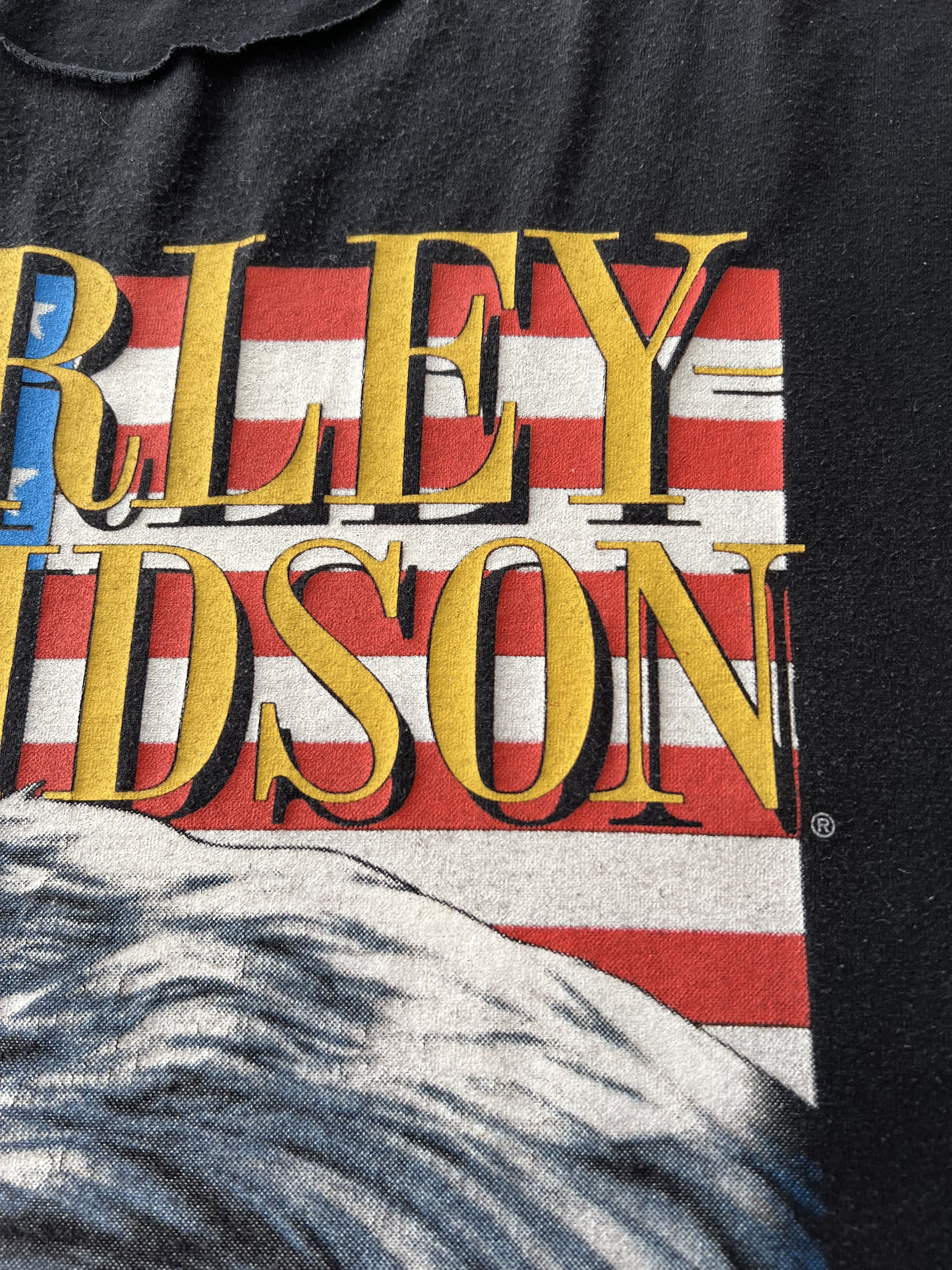 Harley Davidson Vintage 1991 3D Emblem Harley Davidson Eagle USA Tank Top Size US L / EU 52-54 / 3 - 5 Thumbnail