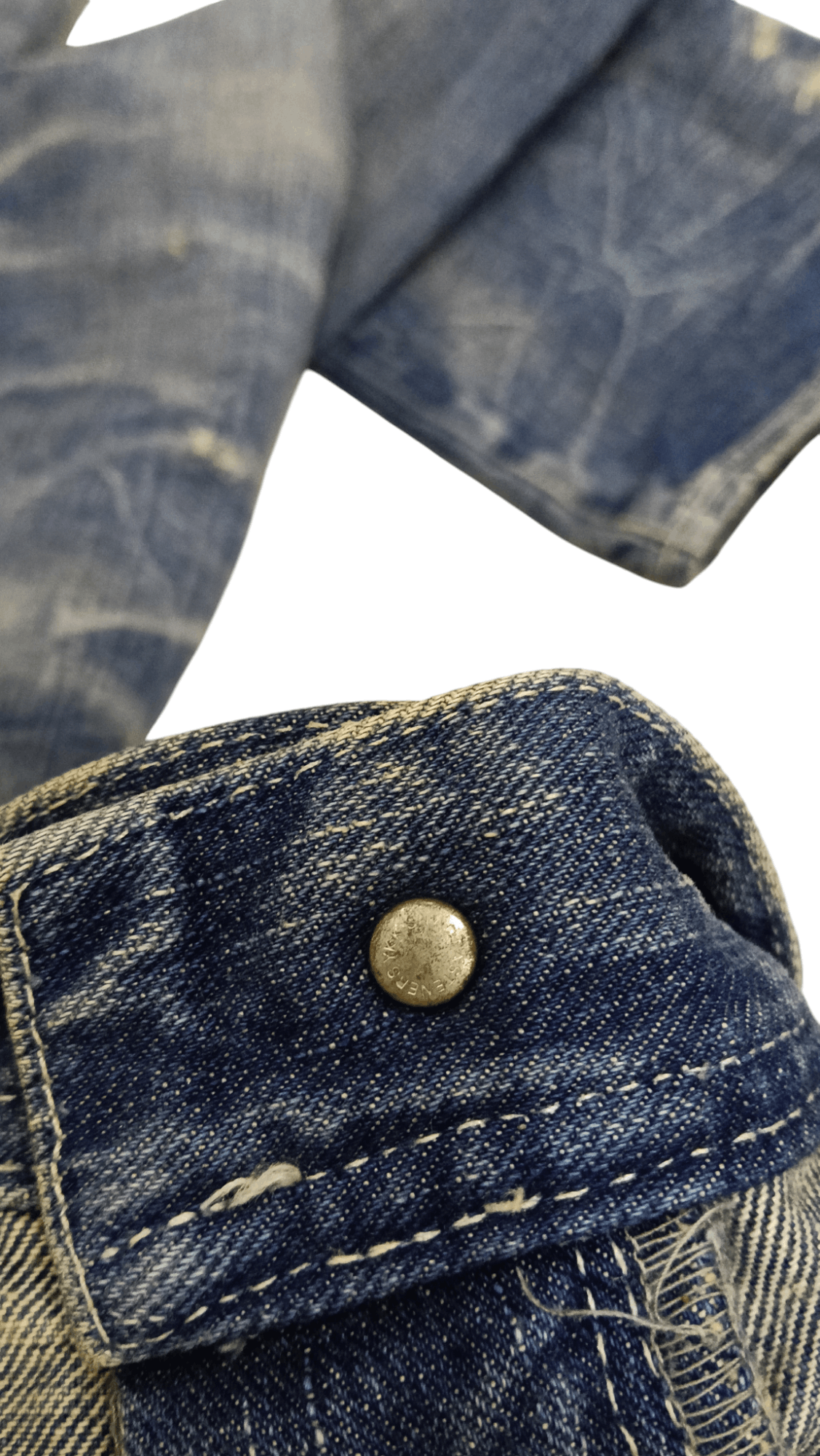 Designer DELAY UFin & Sons Distressed Flare Denim Japan (S316) W32 Size US 32 / EU 48 - 11 Thumbnail