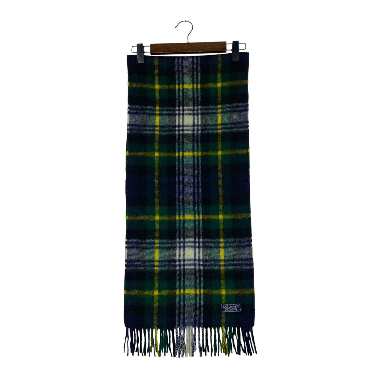 Burberry × Vintage Vintage Burberry Nova Checked Cashmere Scarf Muffler Size ONE SIZE - 2 Thumbnail