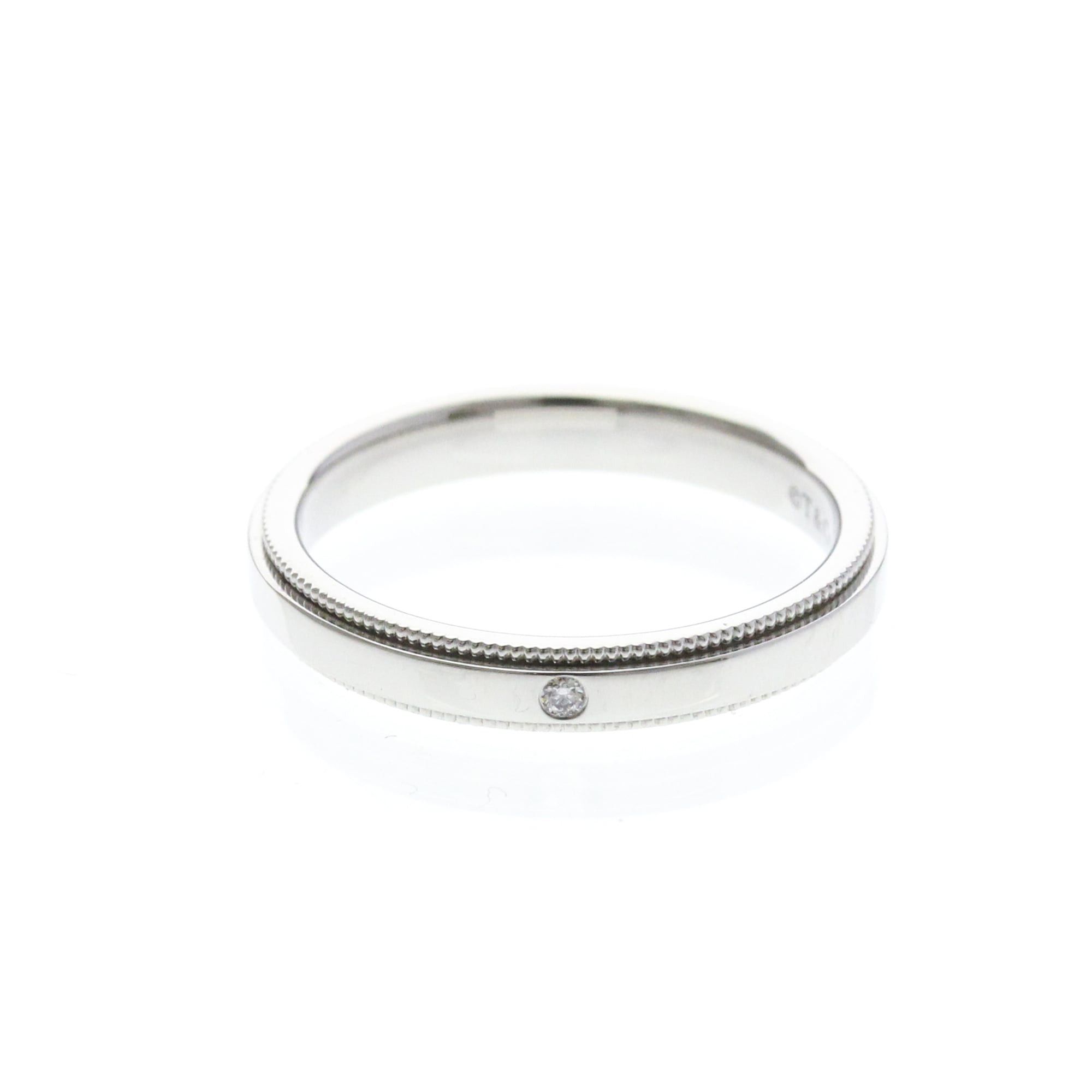 Tiffany & Co. Tiffany & Co. Classic Milgrain Band Ring Platinum Size ONE SIZE - 1 Thumbnail