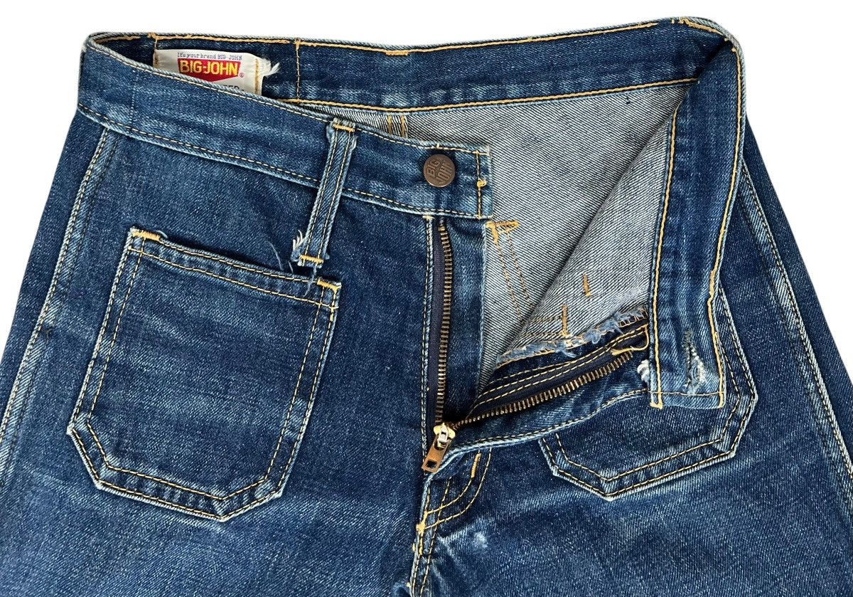 Big John 80s Vintage Big John Bush Denim Size US 28 / EU 44 - 3 Thumbnail