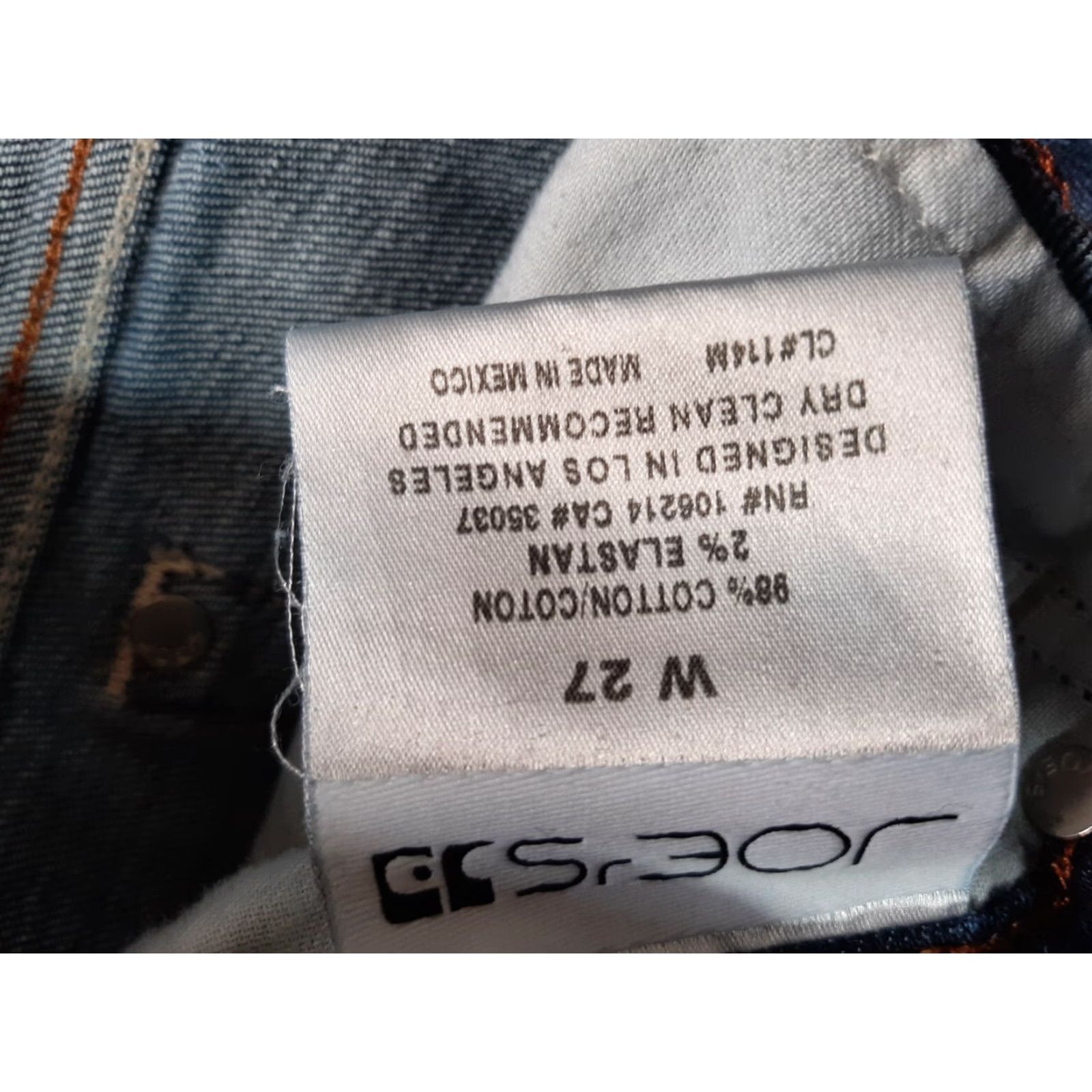 Vintage Joe's Jeans Denim Cropped Jeans Womens 27x22 Blue Regular Crop 22in 27in Denim Jeans Woman Size 27 Cropped Blue Joe's Jeans Size 27" / US 4 / IT 40 - 4 Thumbnail