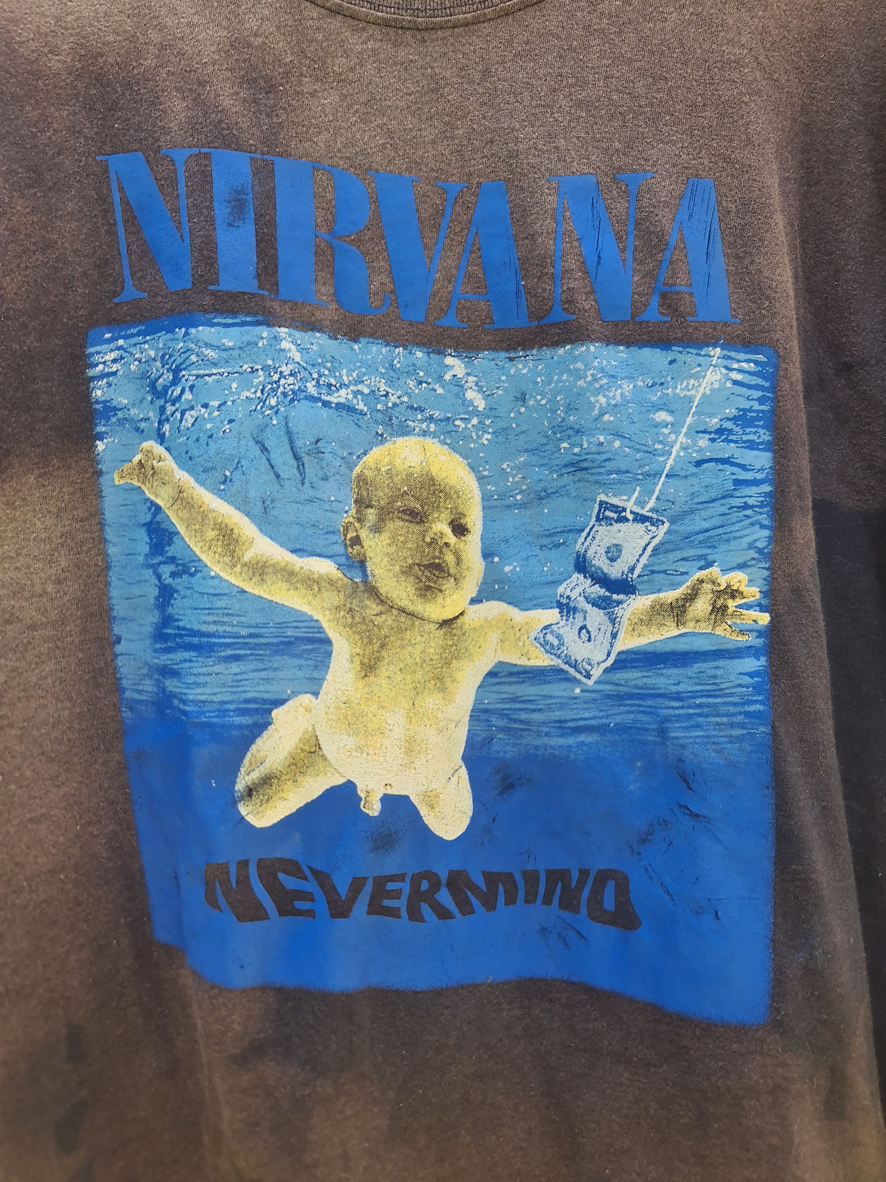 Vintage boot Nirvana nevermind long sleeve grunge