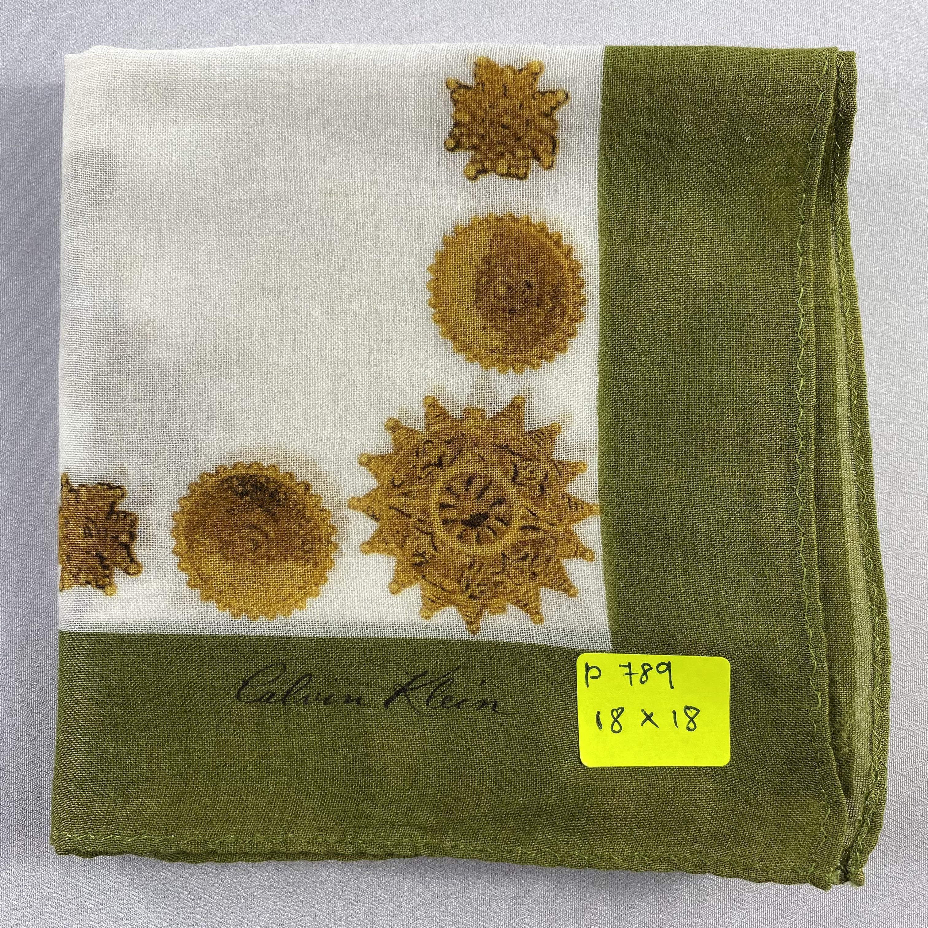 Calvin Klein × Vintage Calvin Klein Handkerchief / Neckerchief / Bandana-P789 Size ONE SIZE - 5 Thumbnail