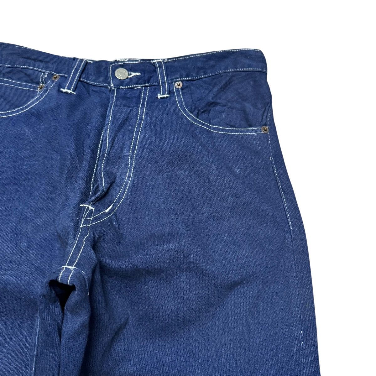 Full Count & Co. Pique Denim Indigo Jeans By Standard Style Shop Fujimoto Size US 30 / EU 46 - 6 Thumbnail
