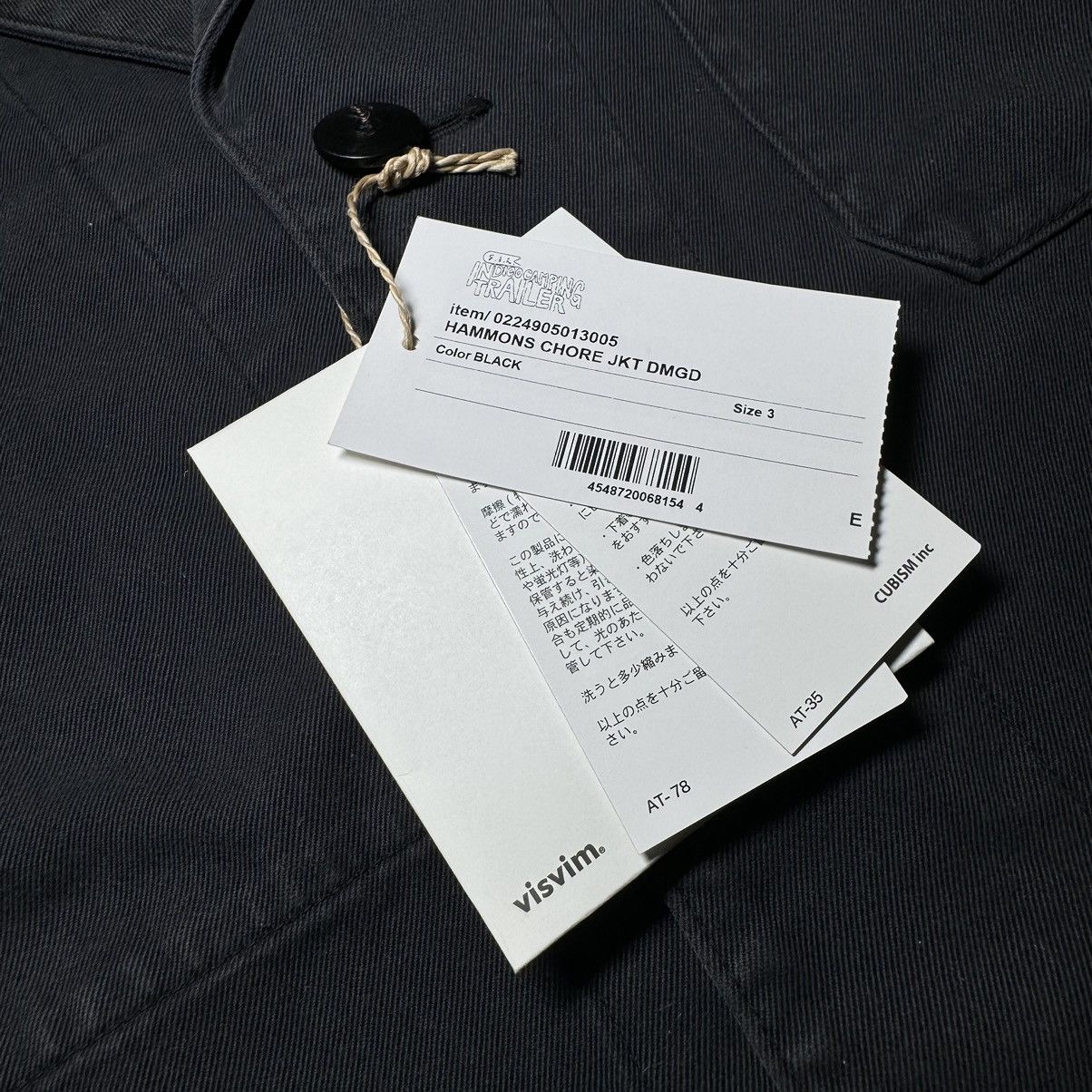 Visvim VISVIM “SS24 I.C.T HAMMONS CHORE JKT DMGD” Size US L / EU 52-54 / 3 - 6 Thumbnail