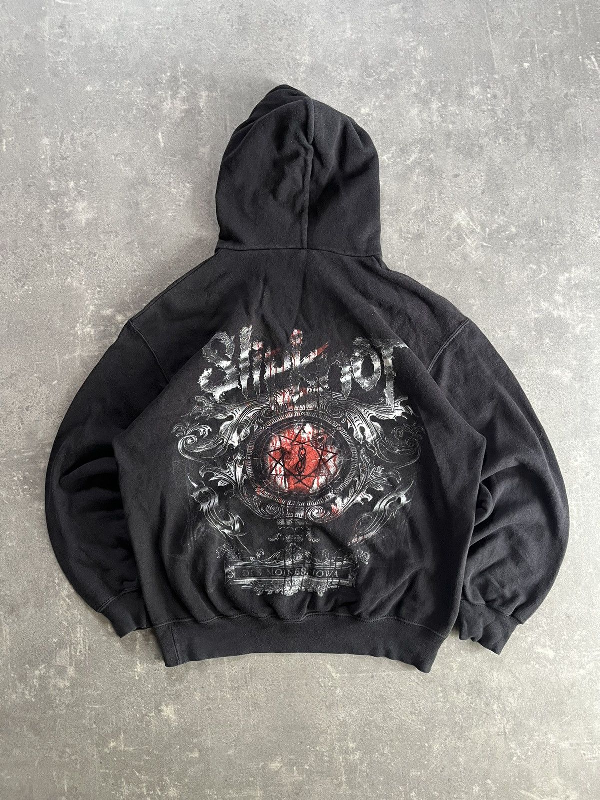 Slipknot 2013 Slipknot Iowa Printed Boxy Hoodie M S Rock Metal Band Size US M / EU 48-50 / 2 - 2 Thumbnail