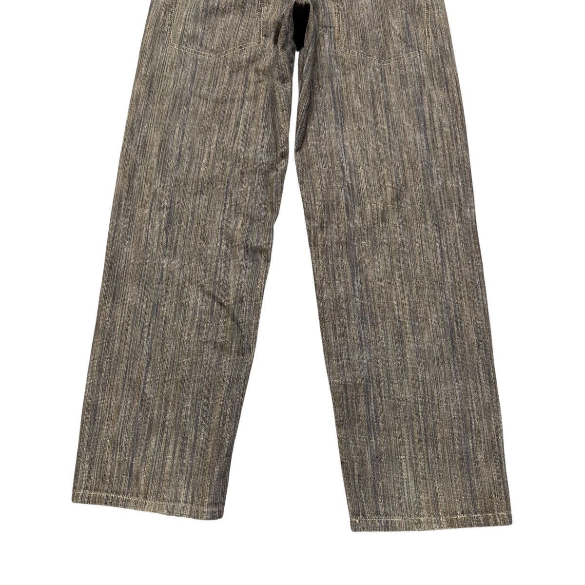 Japanese Brand LBRD Striped Denim Baggy Jeans Size US 30 / EU 46 - 13 Thumbnail