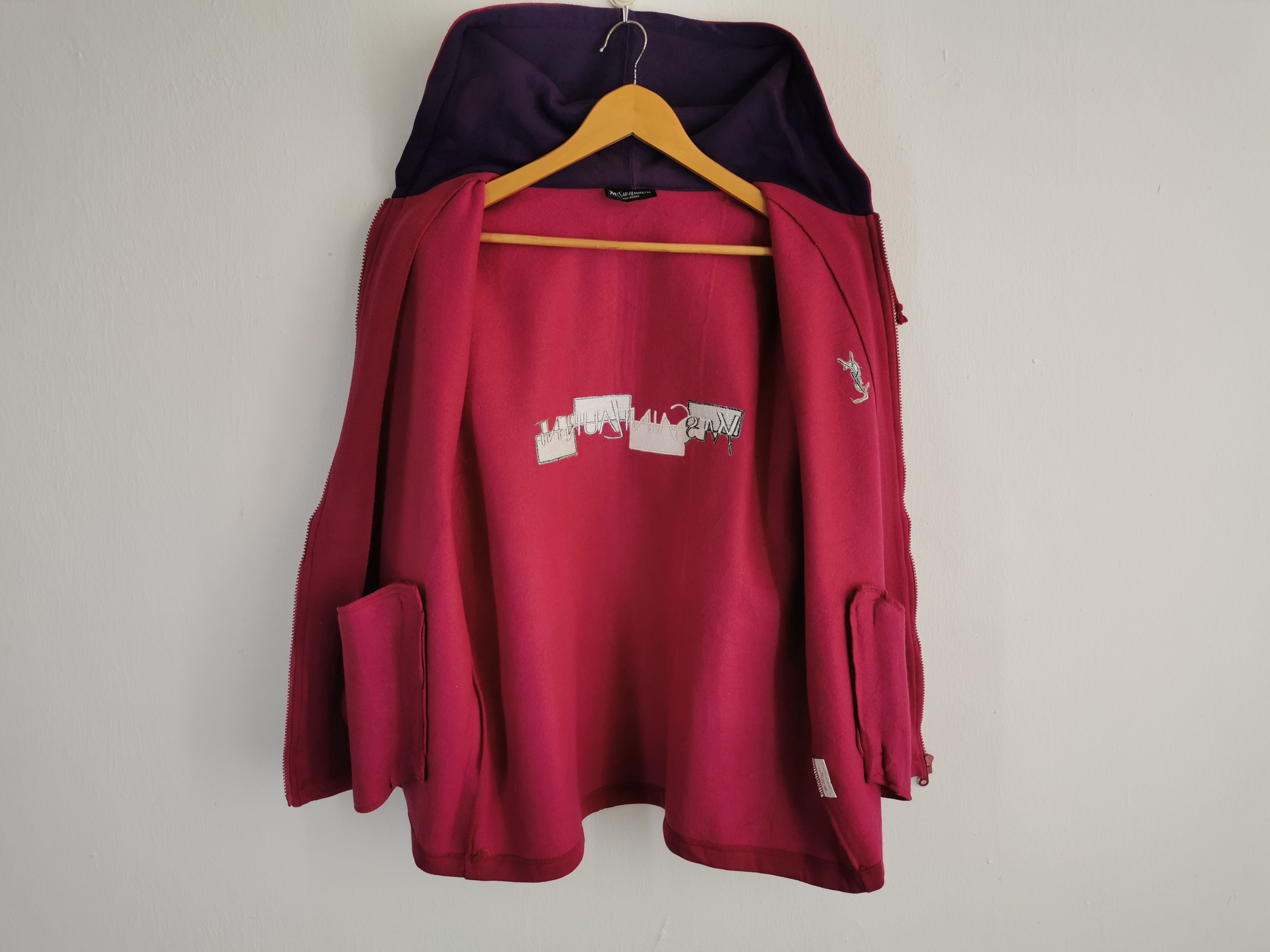 Yves Saint Laurent Yves Saint Laurent Logo Hoodie Made In Italy Size L Size L / US 10 / IT 46 - 2 Thumbnail
