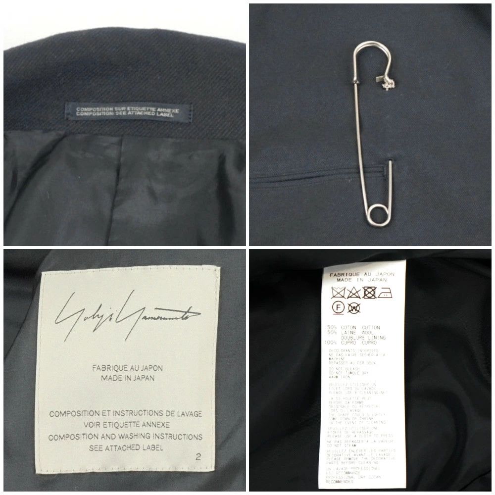 Yohji Yamamoto Yohji Yamamoto POUR HOMME Black Women's Big Jacket Size US M / EU 48-50 / 2 - 5 Thumbnail