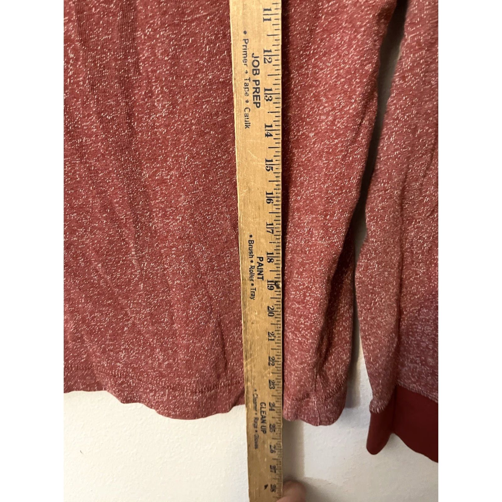 Banana Republic Banana Republic Men’s Size Small Red Henley Cotton Long Sleeve Shirt Size US S / EU 44-46 / 1 - 4 Thumbnail