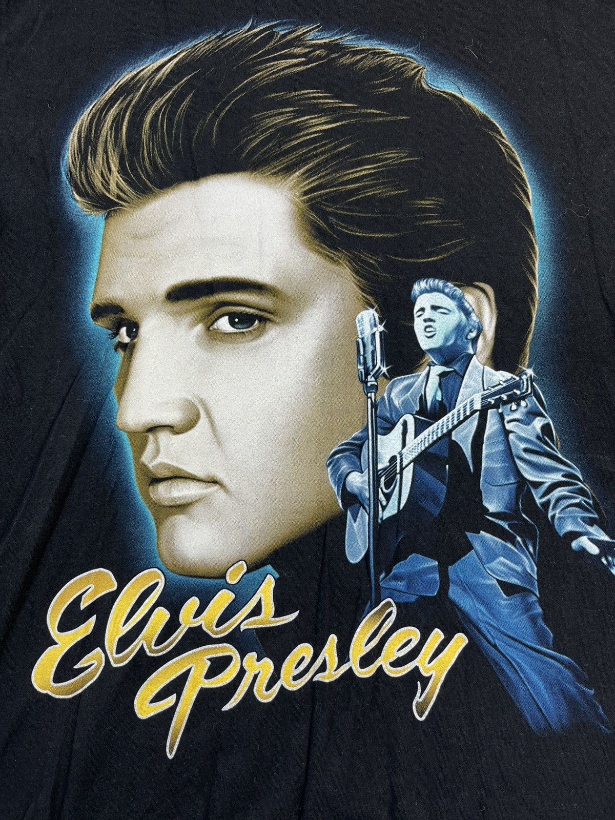 Band Tees Vintage Elvis Presley Rock Tees Graphic T-Shirt USA L Size US L / EU 52-54 / 3 - 4 Thumbnail