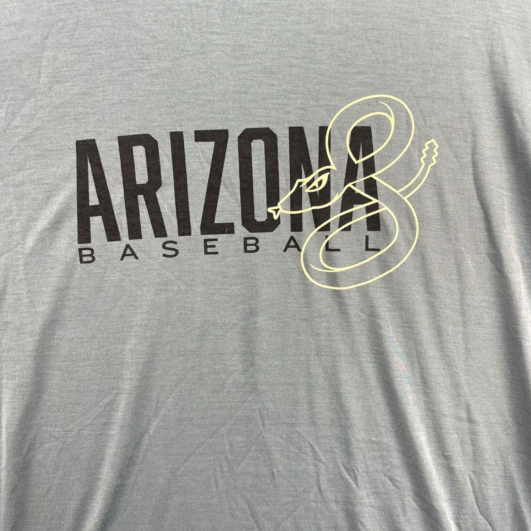 Vintage Arizona Diamondbacks T-Shirt Hoodie Gray XL Stadium Giveaway SGA MLB Logo Sixth Man Men Graphic Print Hooded Shirt Photos Included Size US XL / EU 56 / 4 - 2 Thumbnail