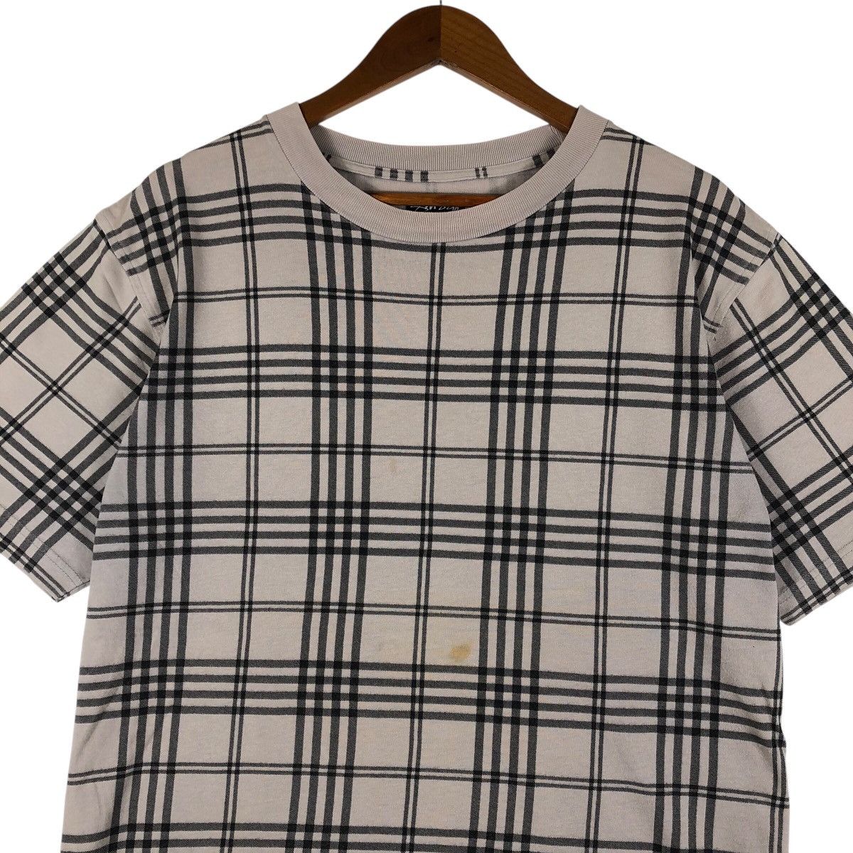 Stussy STUSSY Vintage Rip Off Burberry Nova Check T-Shirt Size US L / EU 52-54 / 3 - 2 Thumbnail