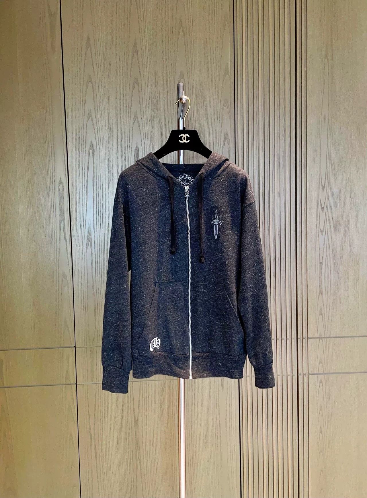 Chrome Hearts Chrome Hearts Silver Zip Hoodie Size US S / EU 44-46 / 1 - 1 Thumbnail