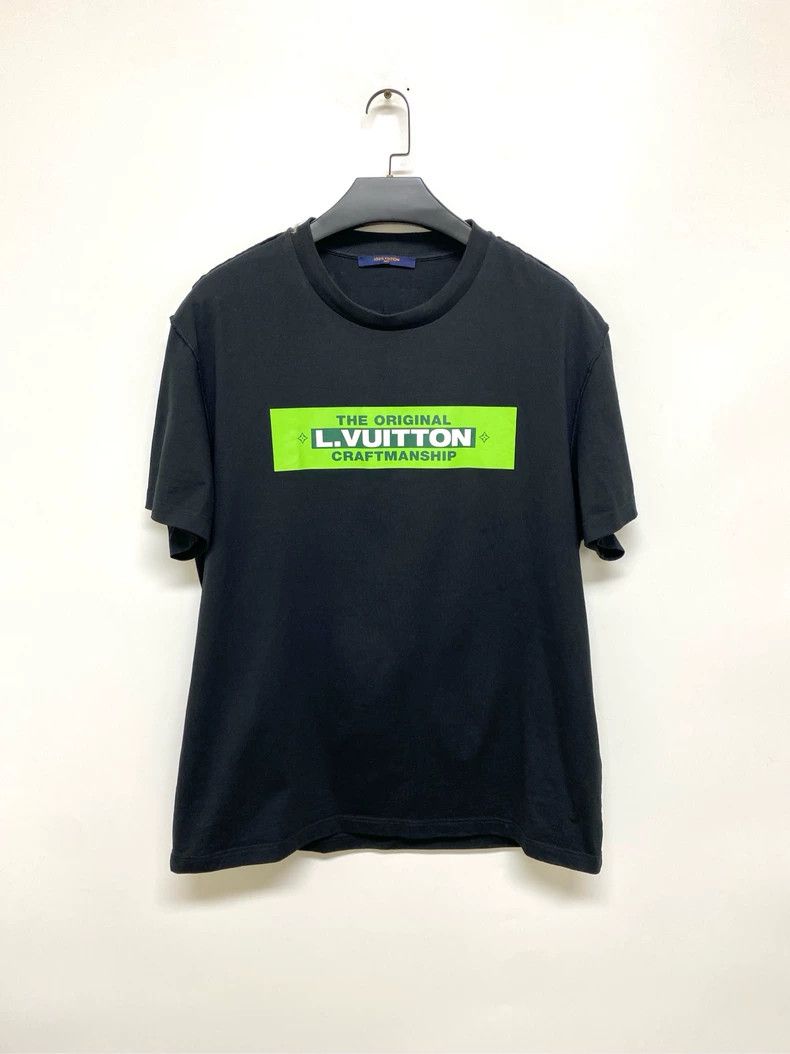 Louis Vuitton LOUIS VUITTON Green logo short sleeve Size US XXL / EU 58 / 5 - 1 Thumbnail